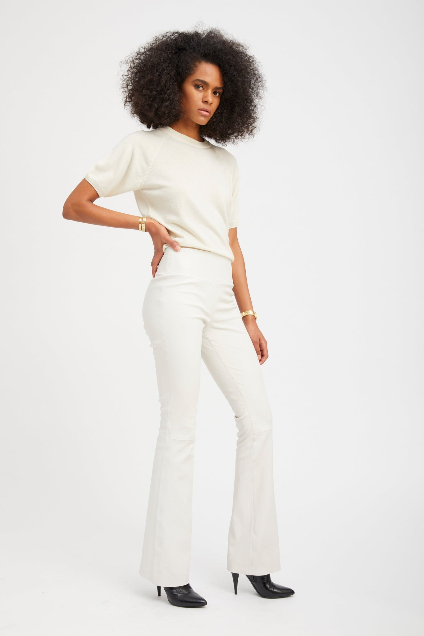SHELL LEATHER MICRO FLARE - 3