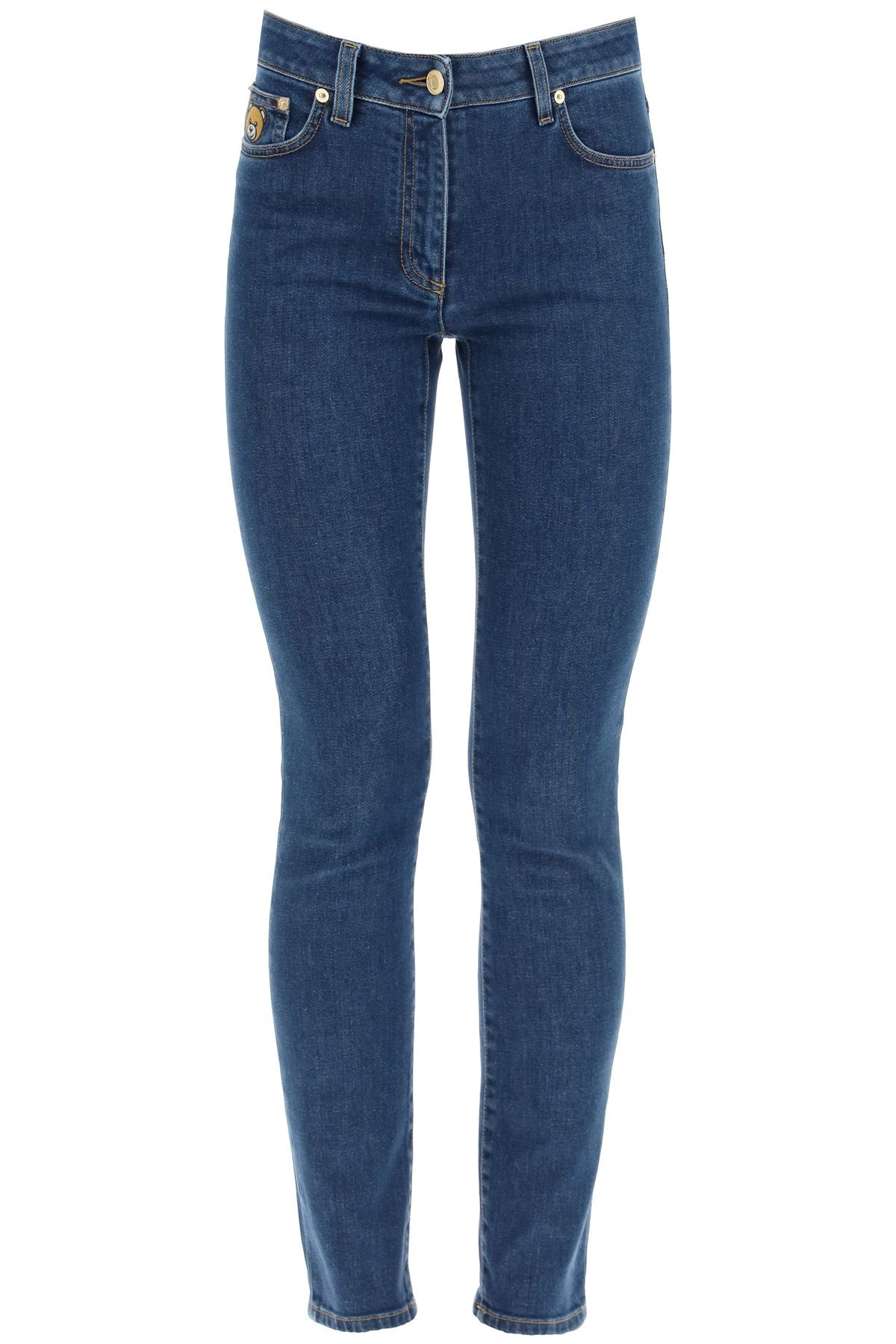 DENIM TEDDY BEAR SKINNY  JEANS - 1