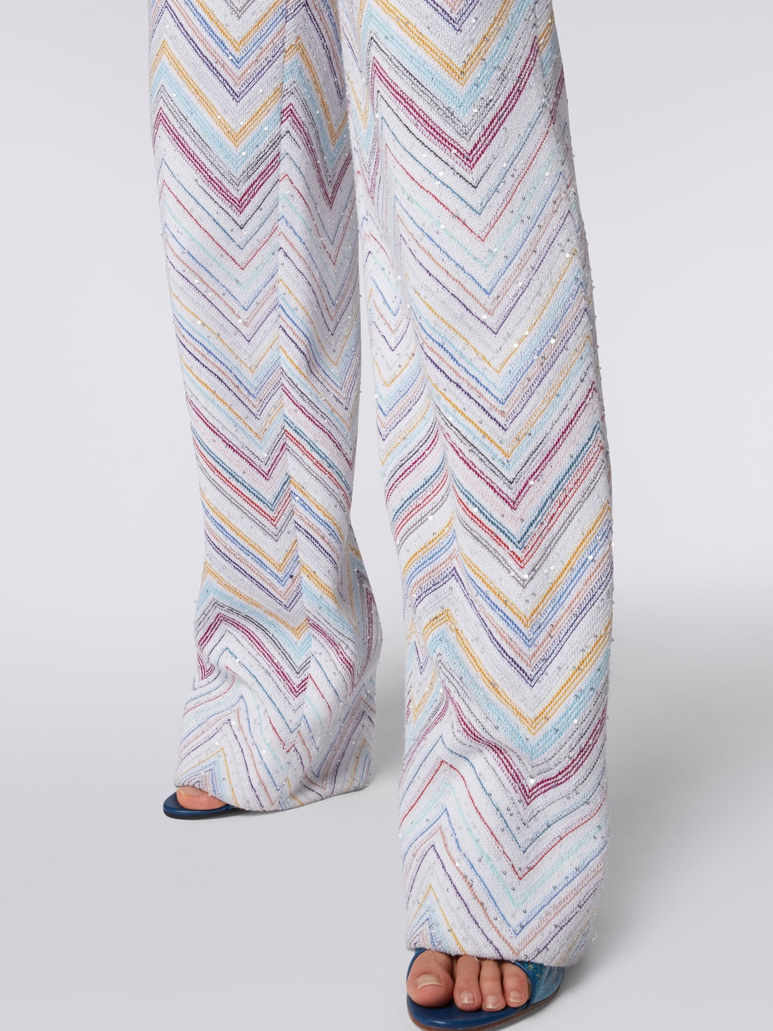 Classic trousers with sequins - 5