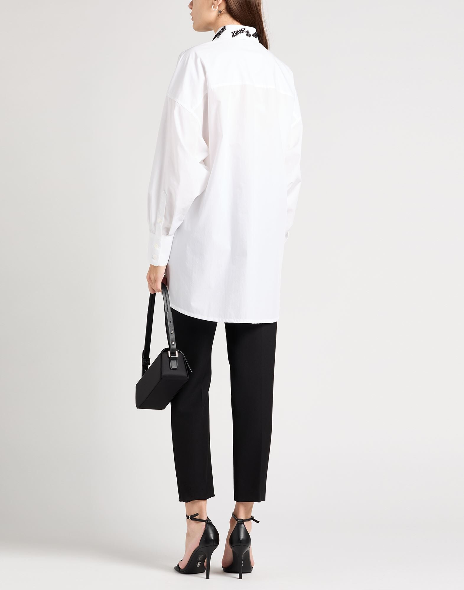 White Women's Lace Shirts & Blouses - 3
