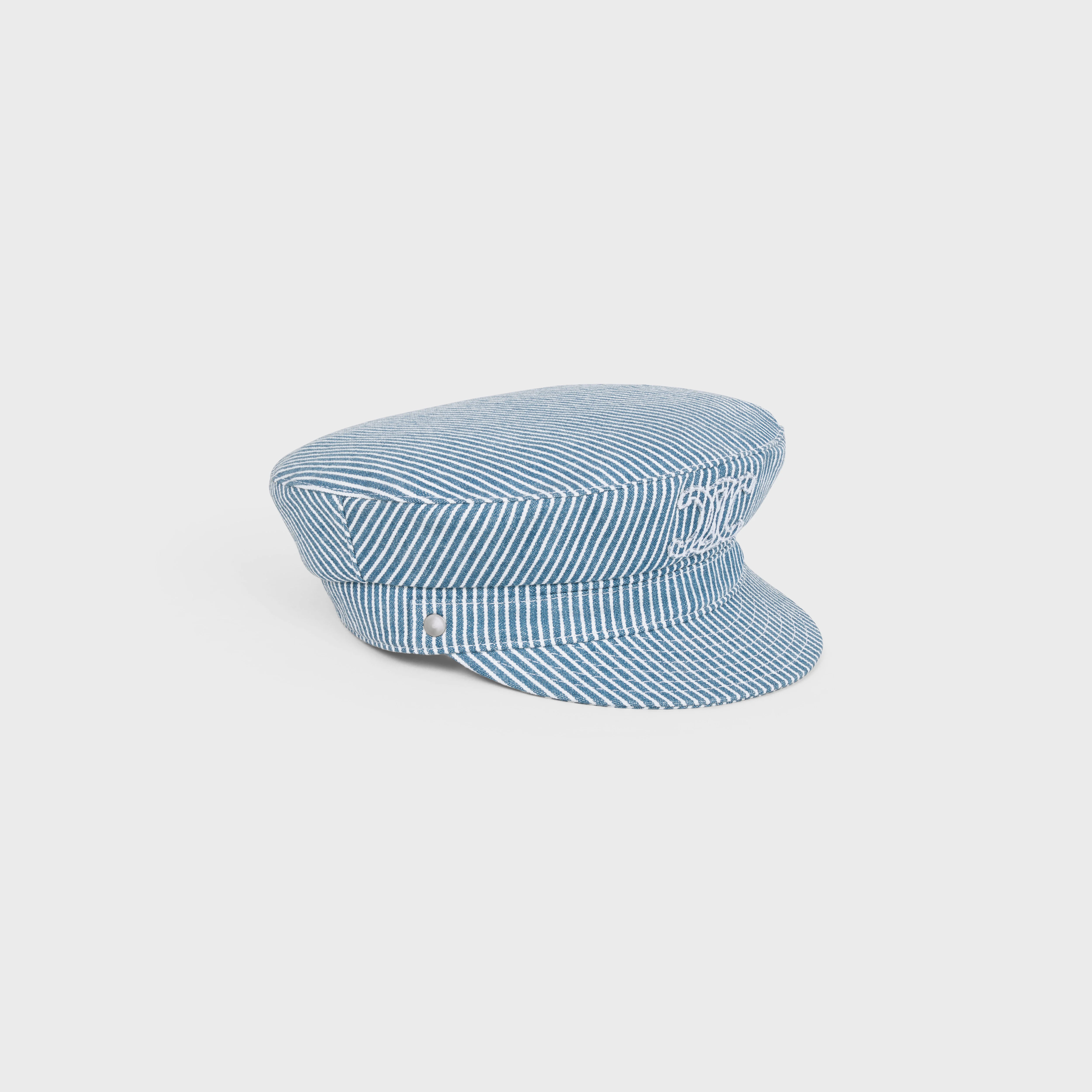 triomphe sailor cap in cotton hickory - 1