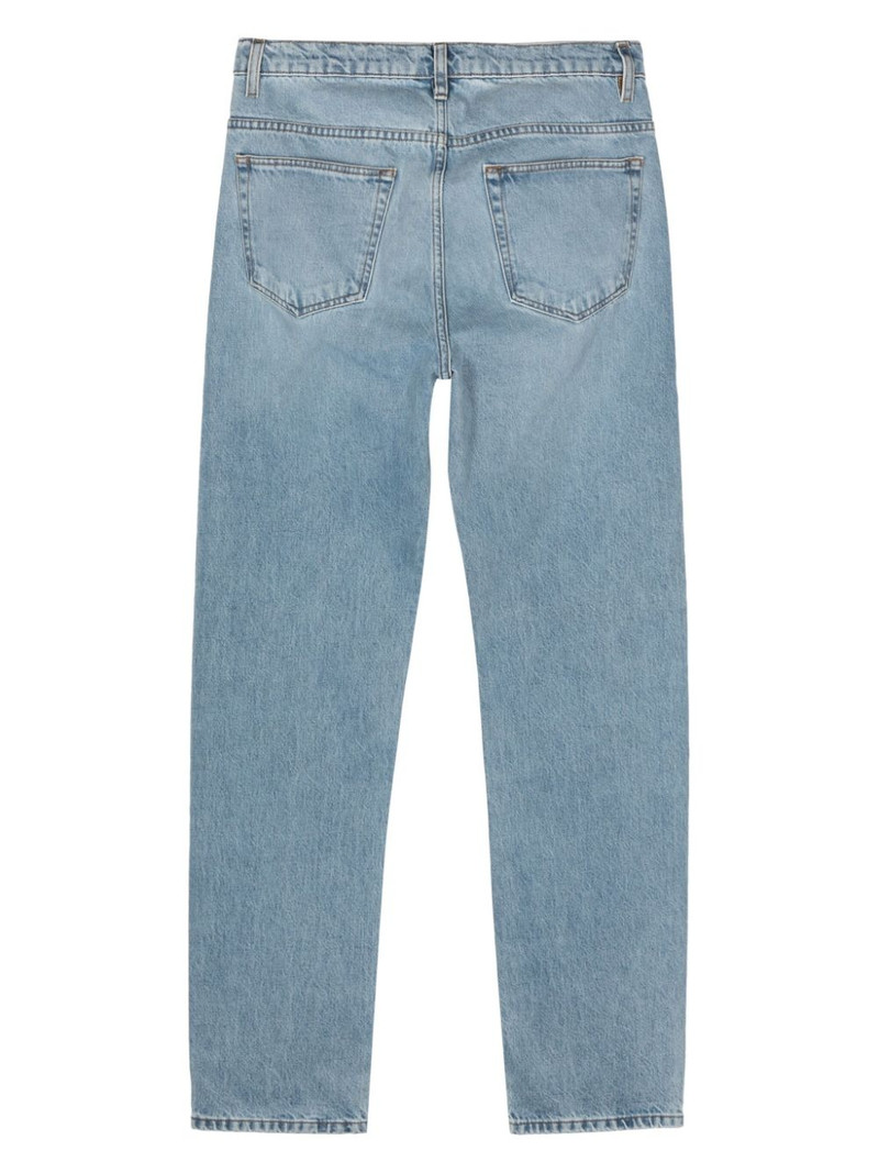 FRAME The Straight stonewashed jeans outlook