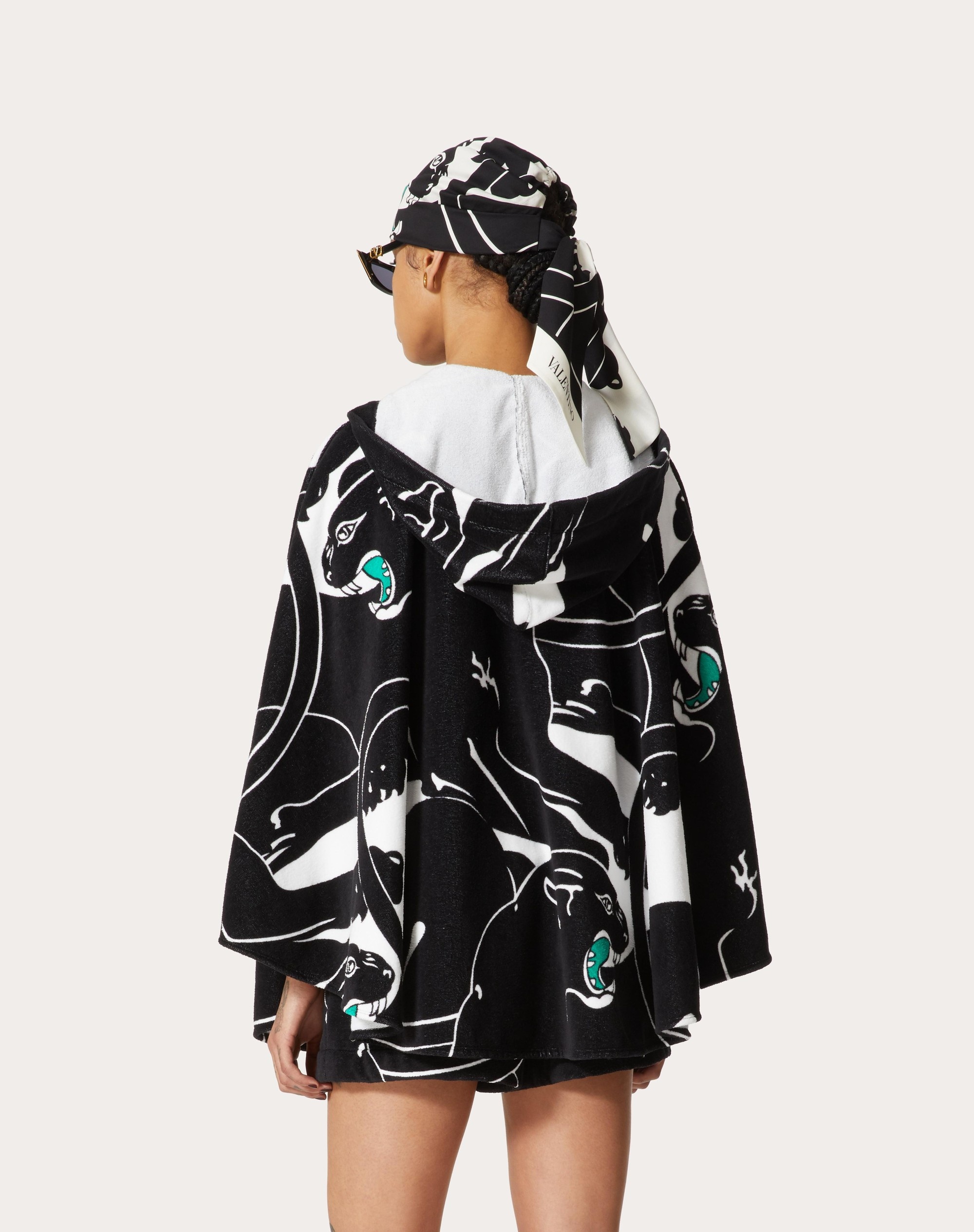 PANTHER TERRY COTTON CAPE - 4