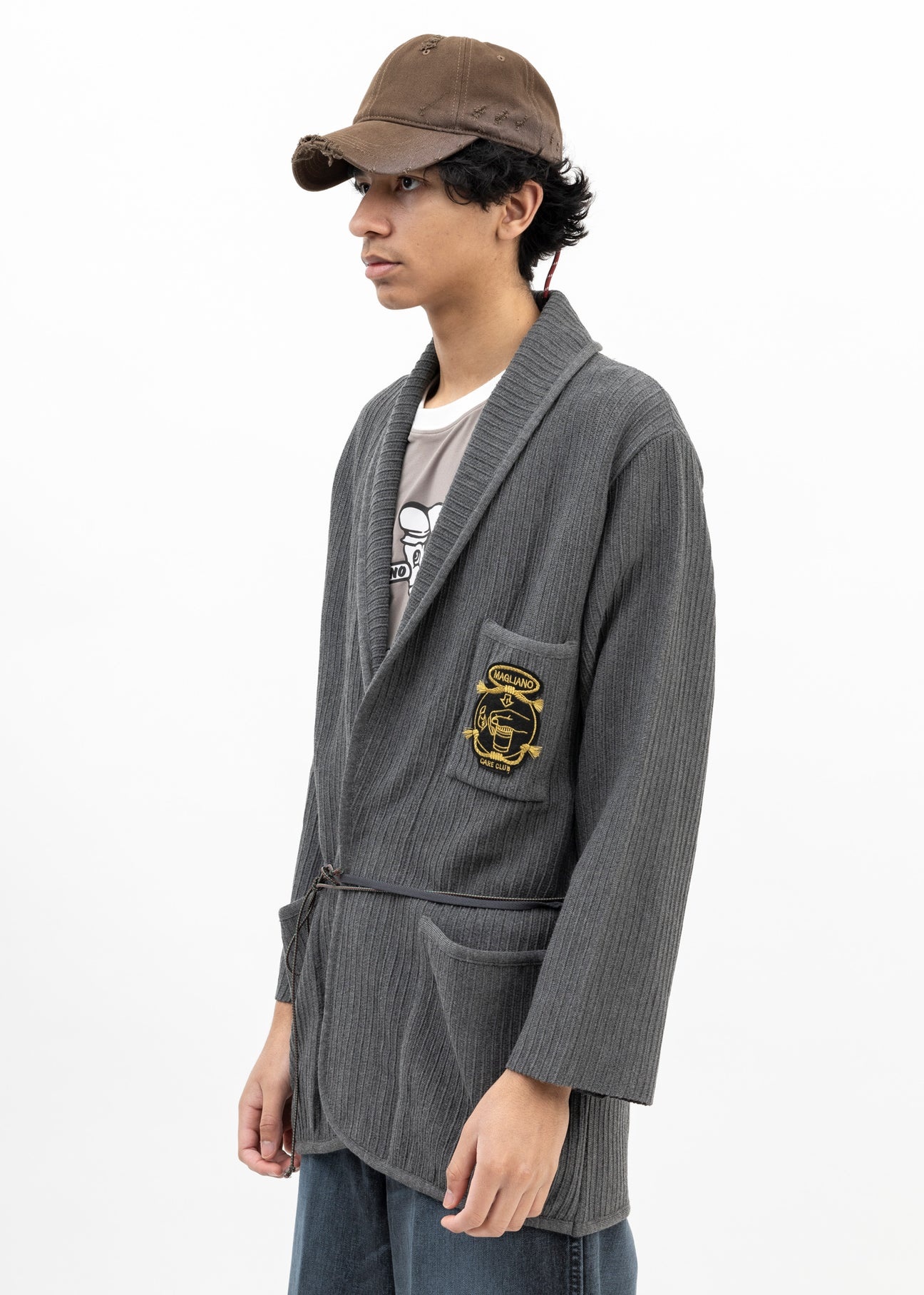 Grey MTS Knitted Jacket - 2