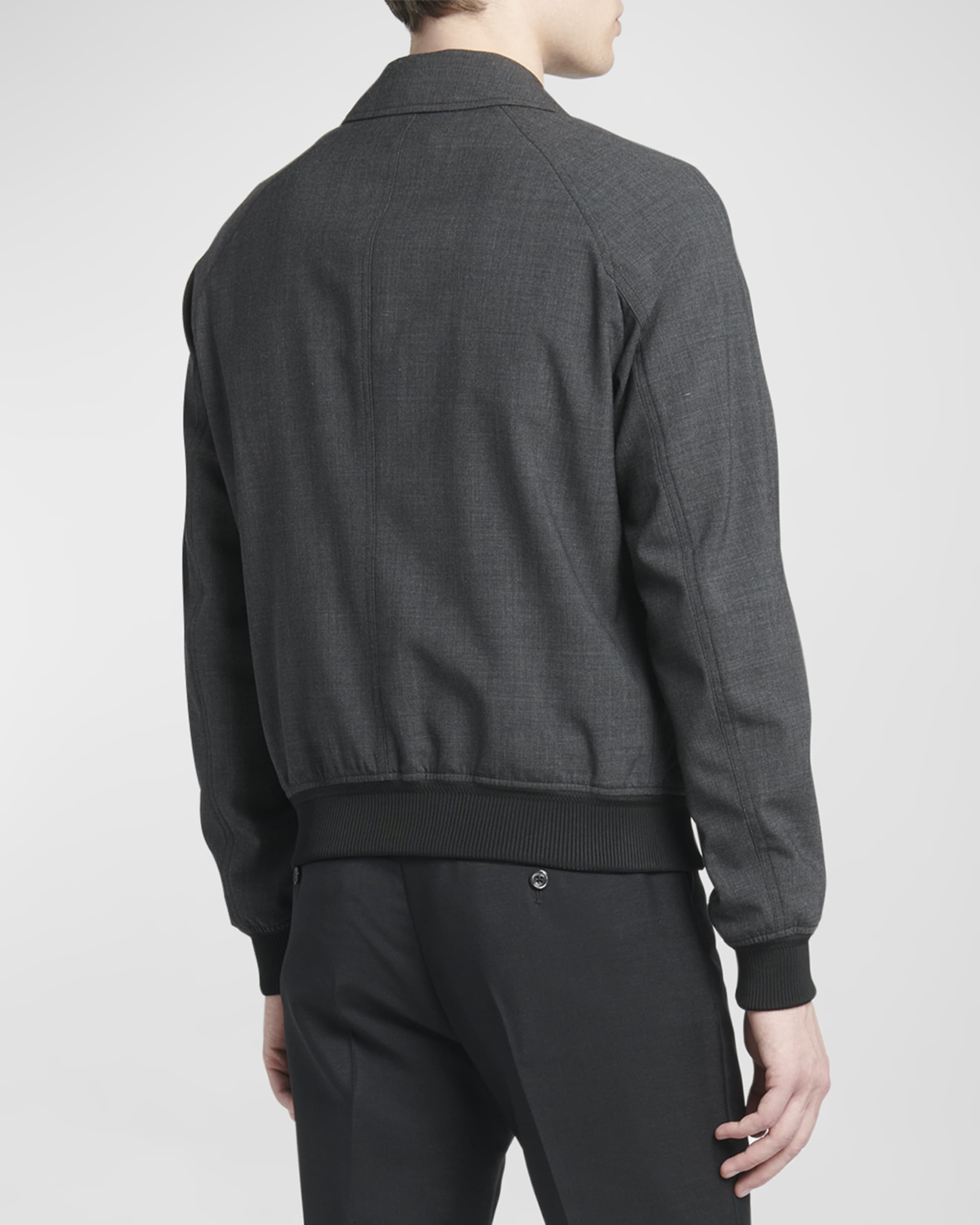 Men's Wool Stretch Blouson Jacket - 3