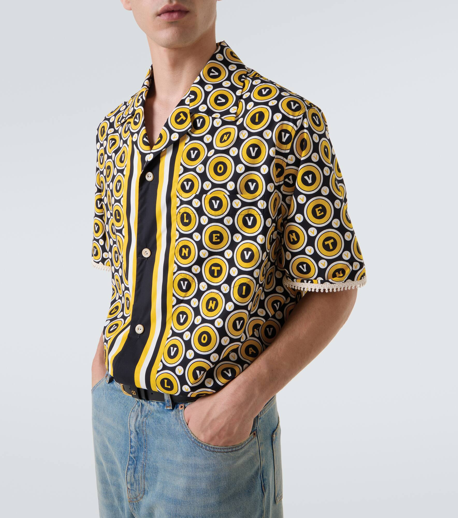 Bulles Royales cotton poplin bowling shirt - 5