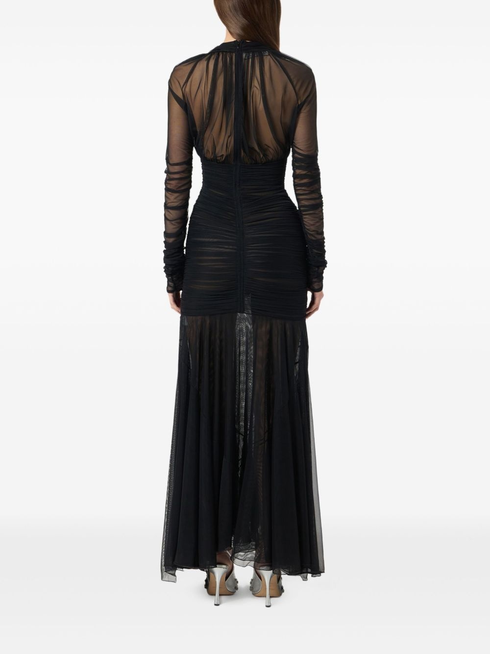 ruched tulle dress - 3