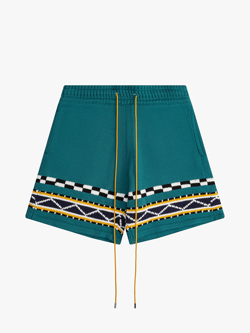 RHUDE BATEAU KNIT SHORT - 1