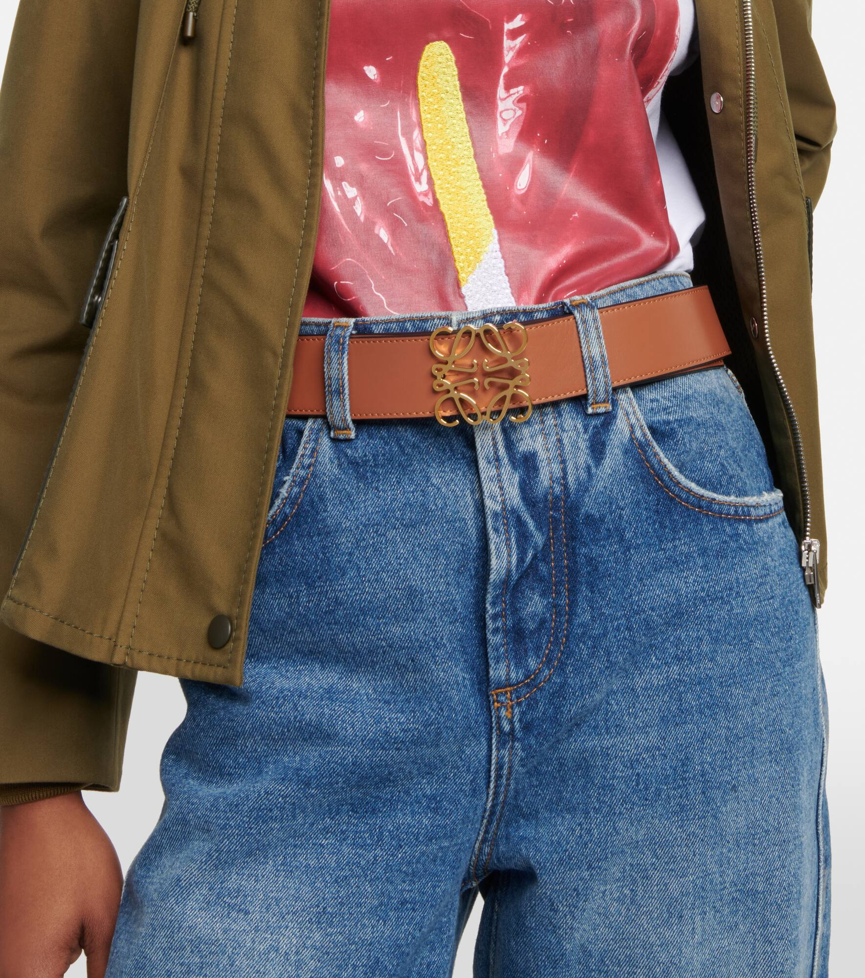 Anagram leather belt - 2