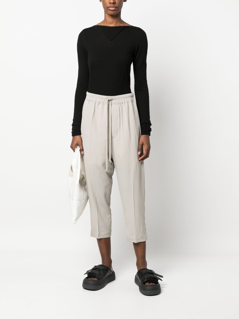 boat-neck cashmere jumper - 3