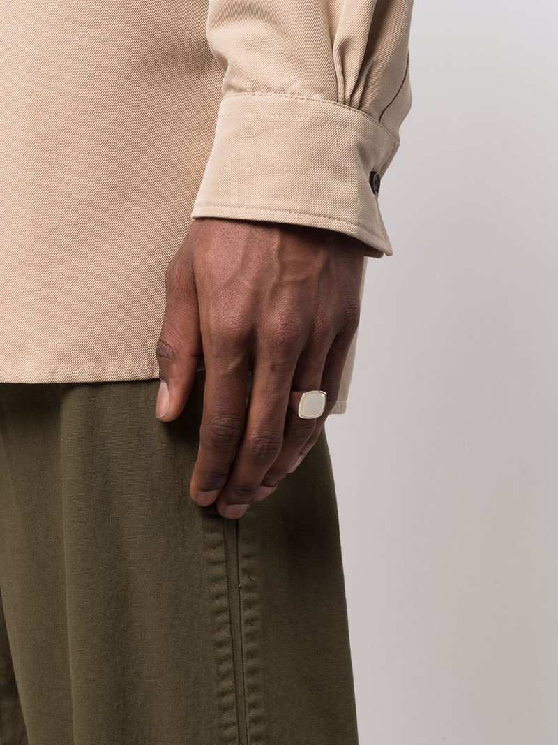 TOM WOOD square cushion ring outlook