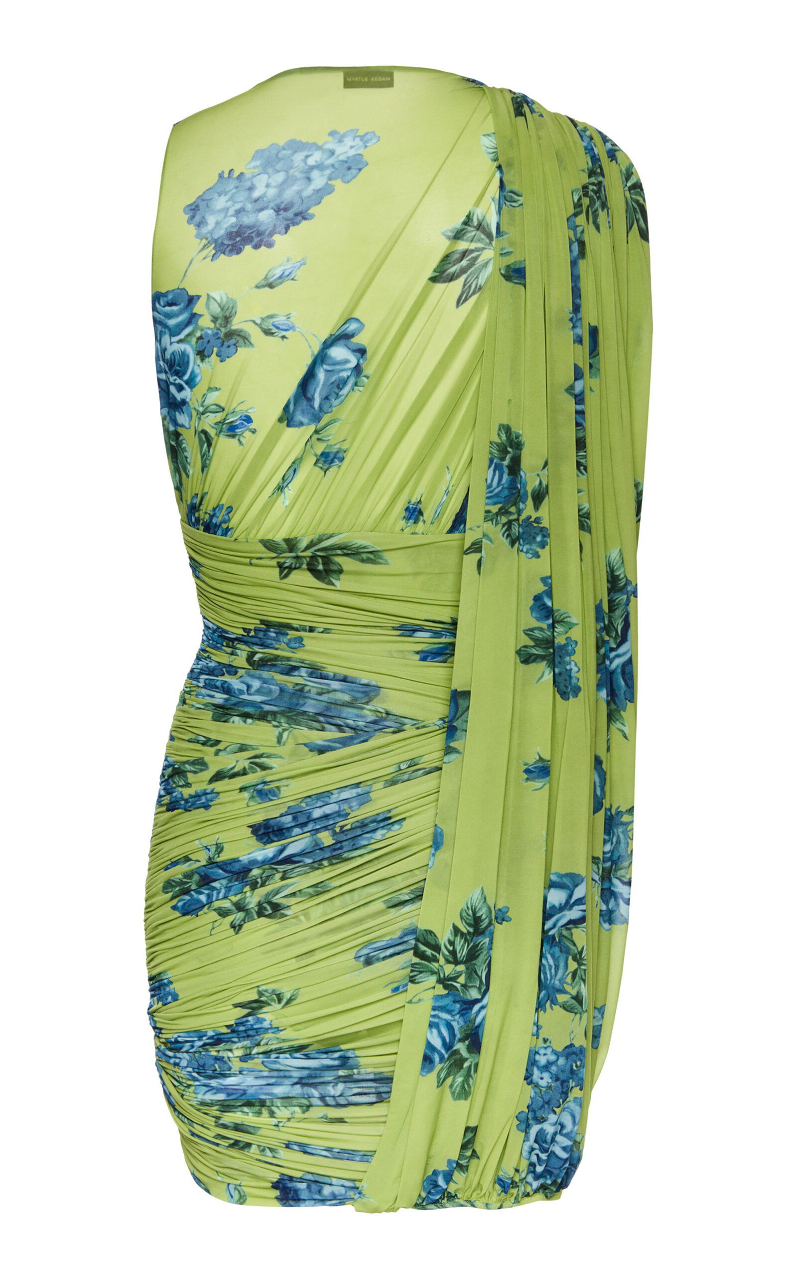 Gathered Mini Dress green - 5