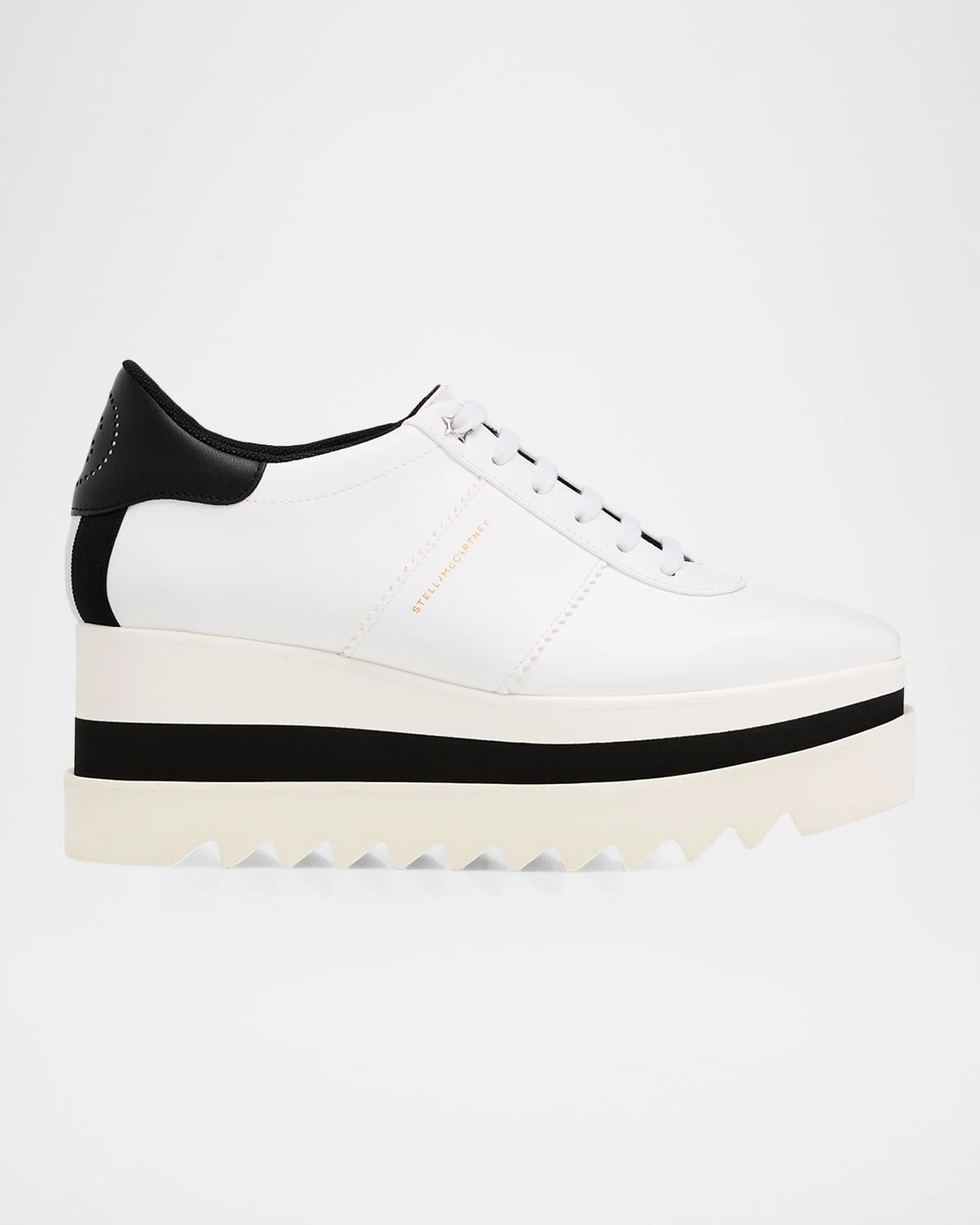 80mm Sneak-Elyse Two-Tone Platform Sneakers - 1