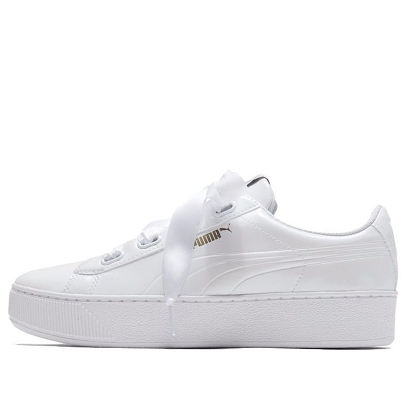 (WMNS) PUMA Vikky Platform Ribbon White 366419-02 - 1