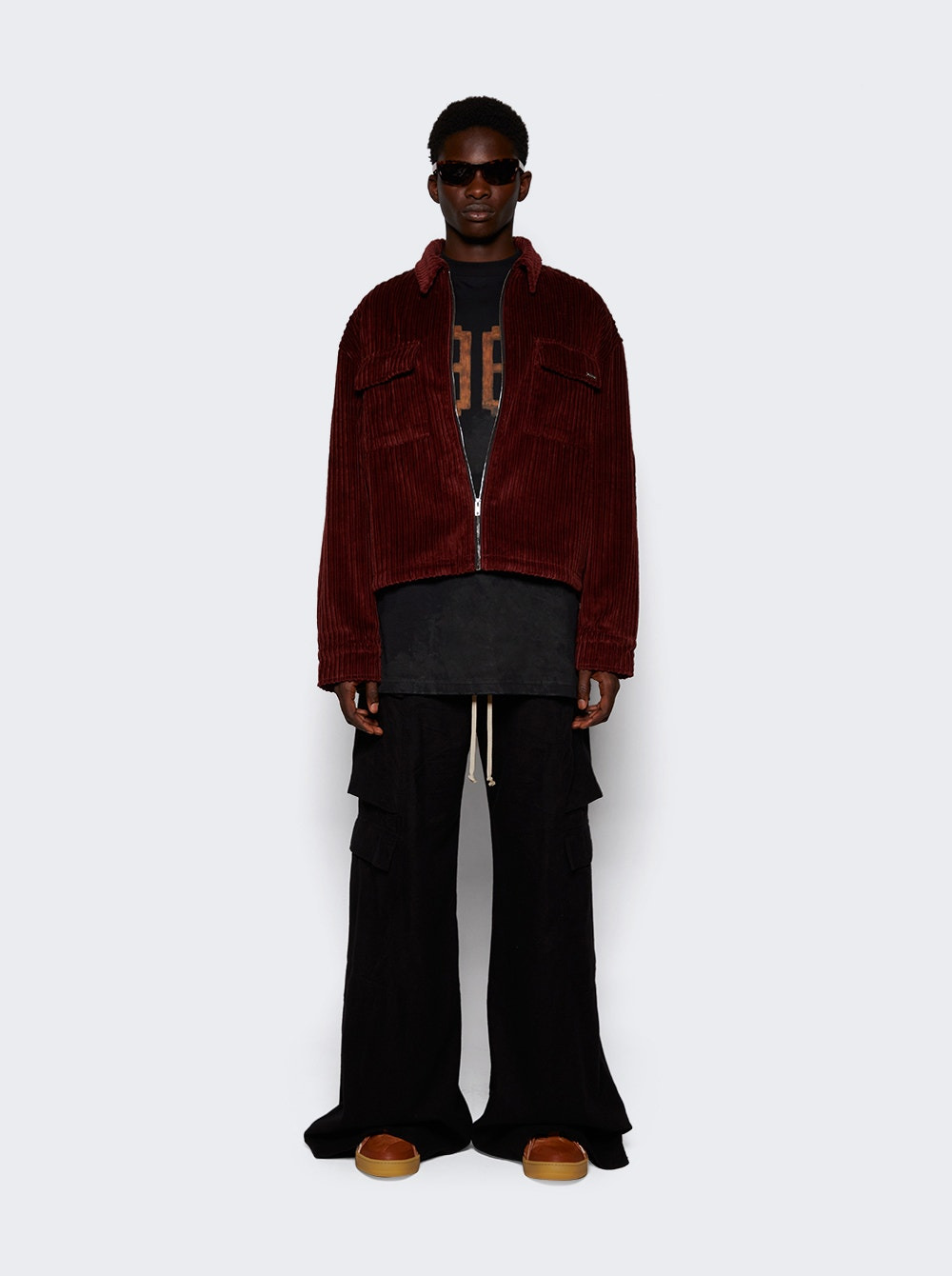 Boxy Zip Up Jacket Saffron - 2