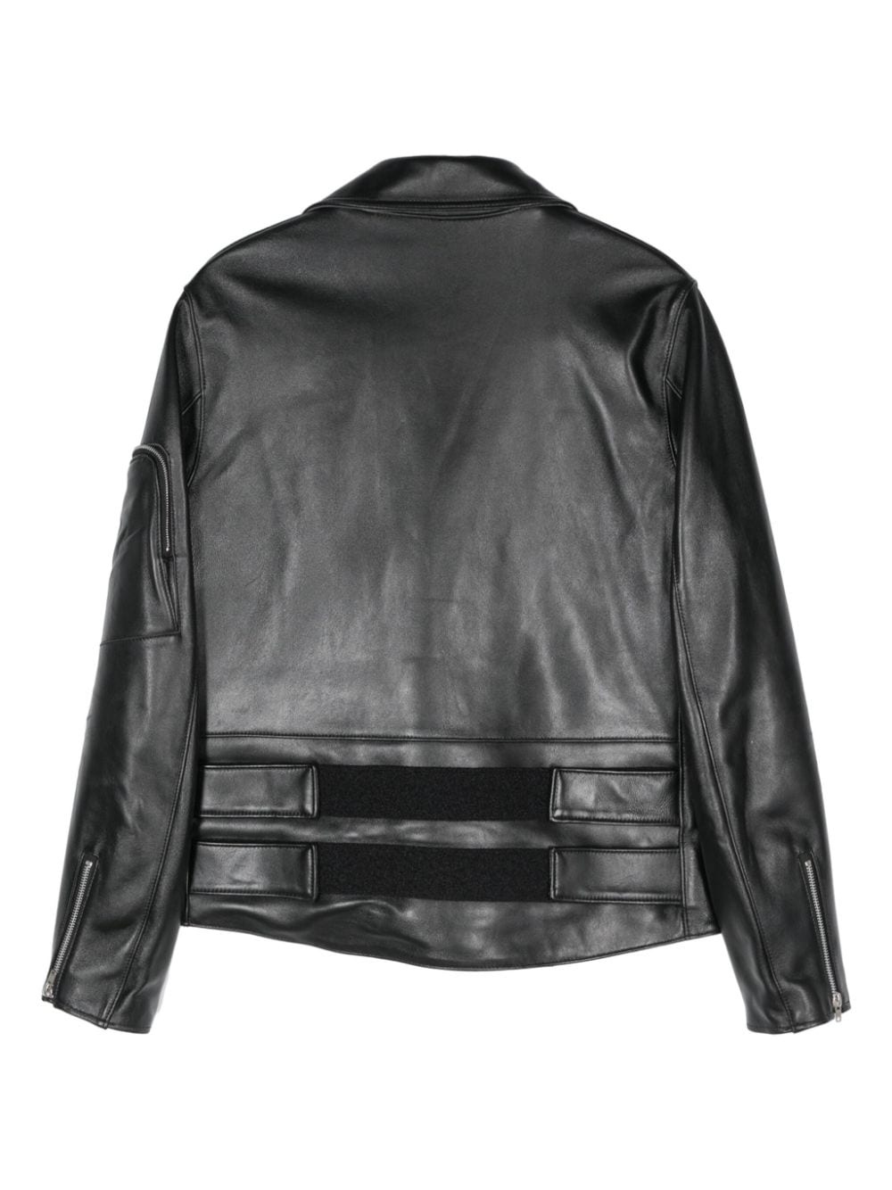 leather biker jacket - 2