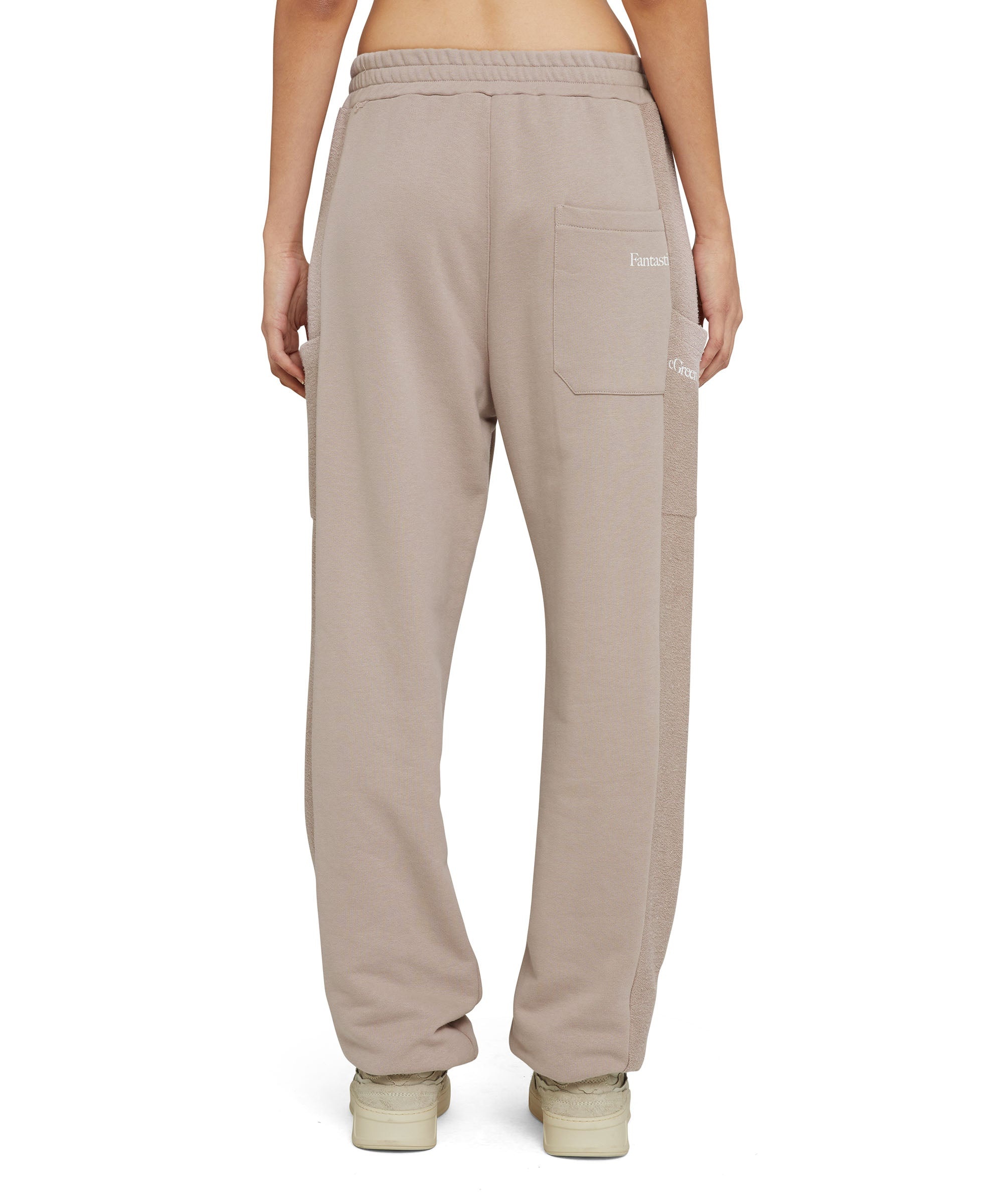 Organic cotton crewneck jogger pants from the MSGM Fantastic Green Capsule - 2