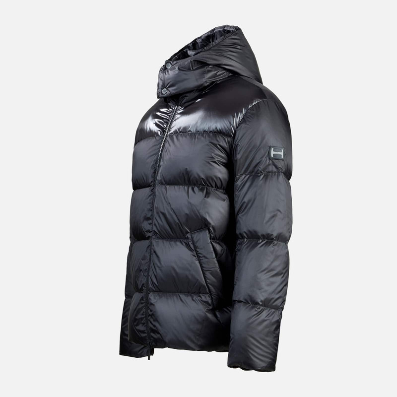 Hooded Down Jacket Black 4