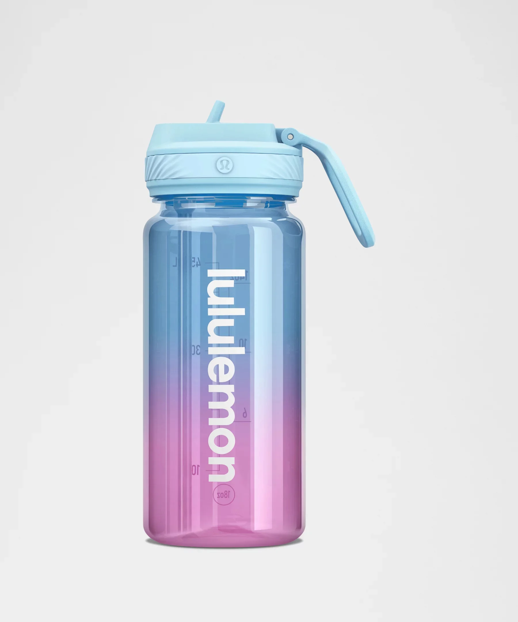 Back to Life Clear Bottle 18oz Straw Lid *Ombre - 1