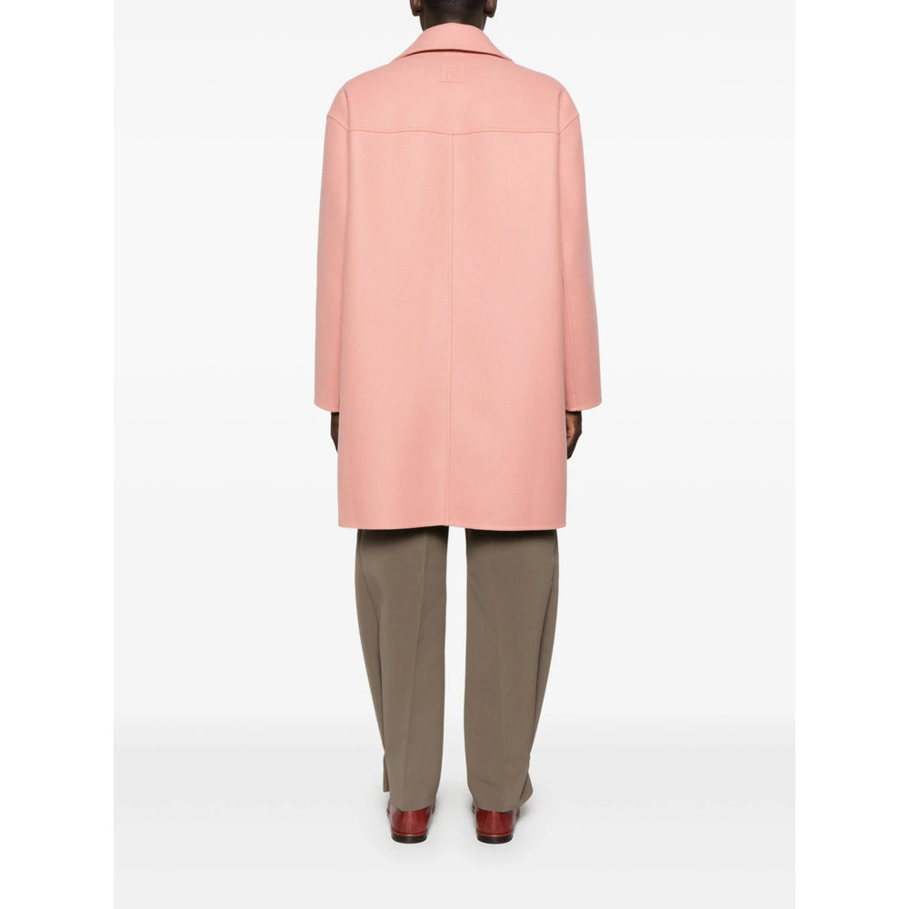 Fendi Pink Coats - Double Breasted Coats Men - 4