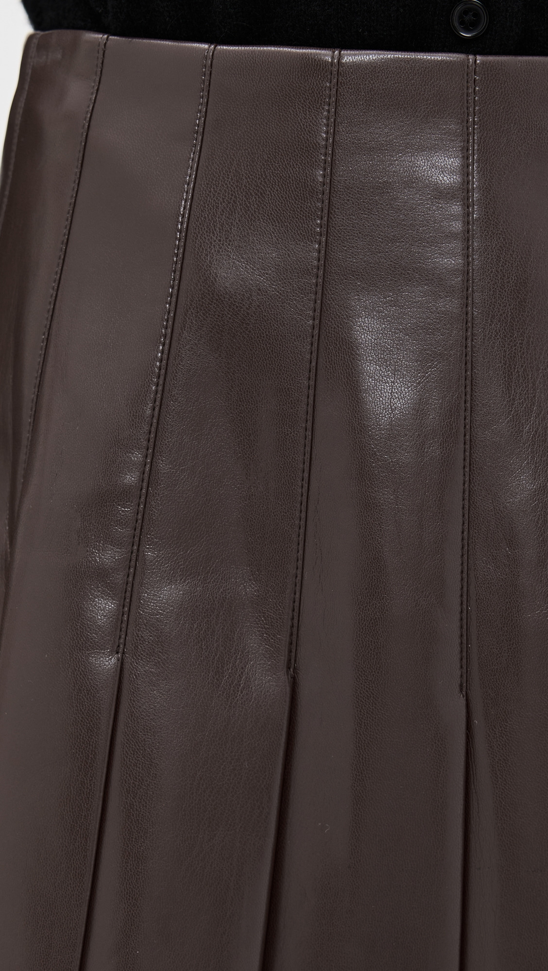 Carter Faux Leather Mini Skirt - 5