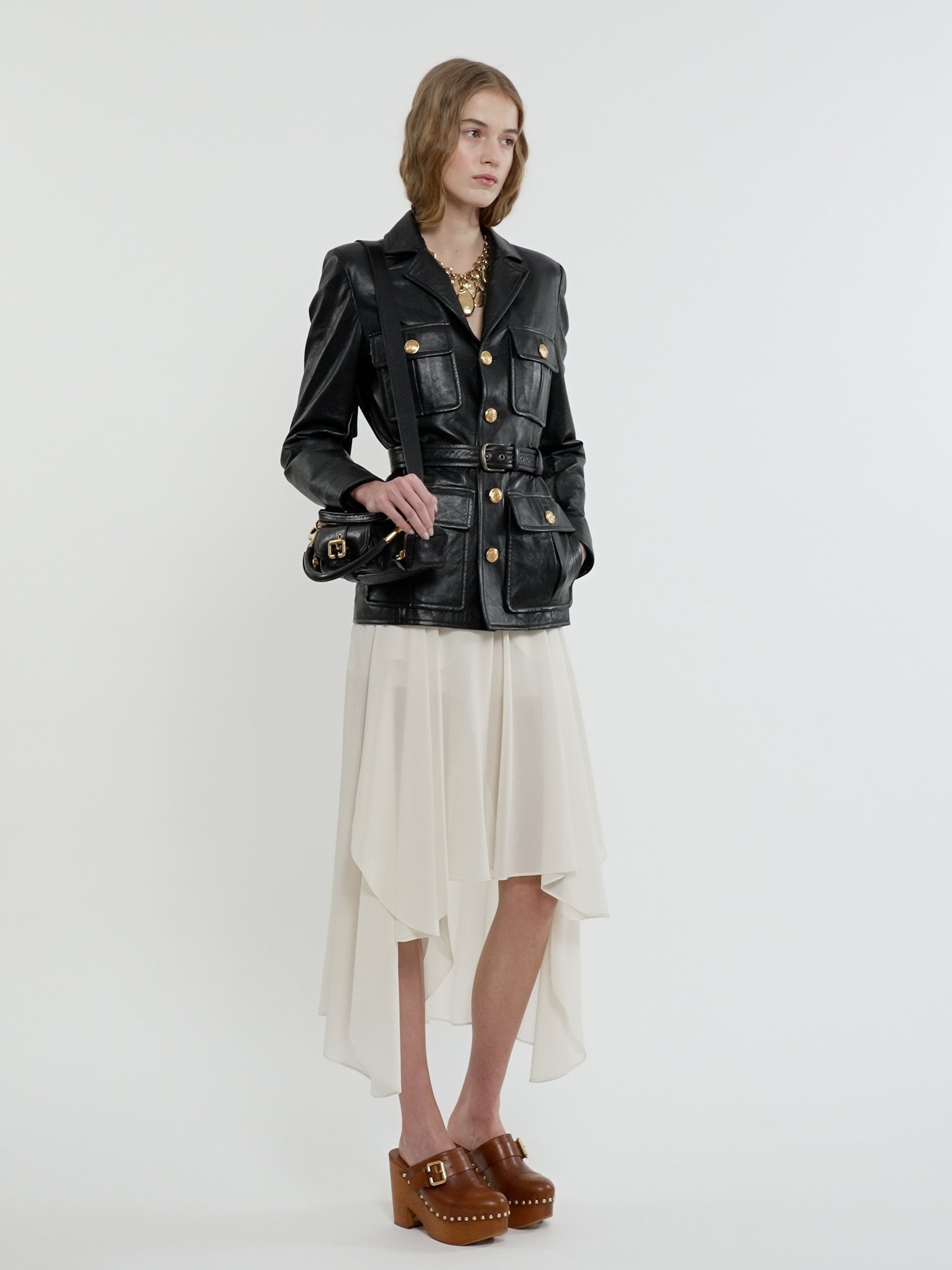 UTILITARIAN JACKET IN LEATHER - 5