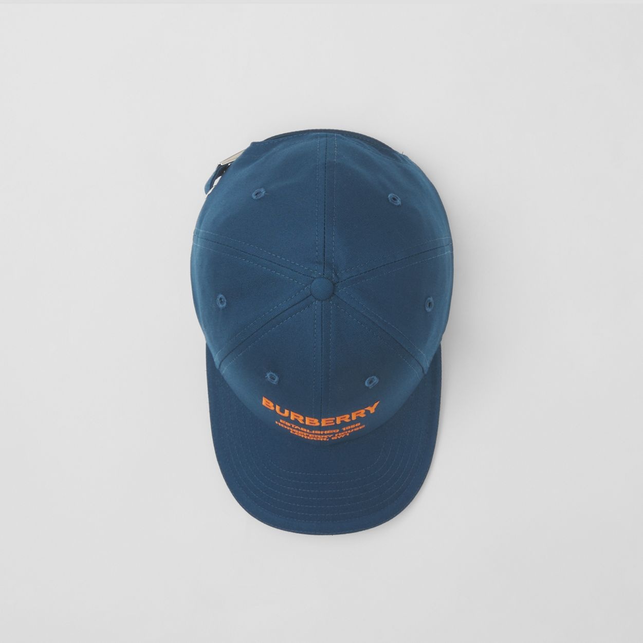 Horseferry Motif Cotton Baseball Cap - 6