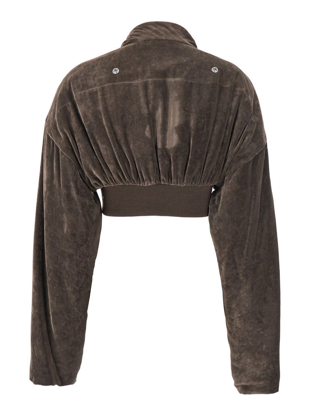 Rick Owens Women 'Hollywood' Cropped Jacket With Front Zip Closure In Viscose Blend Woman - 2