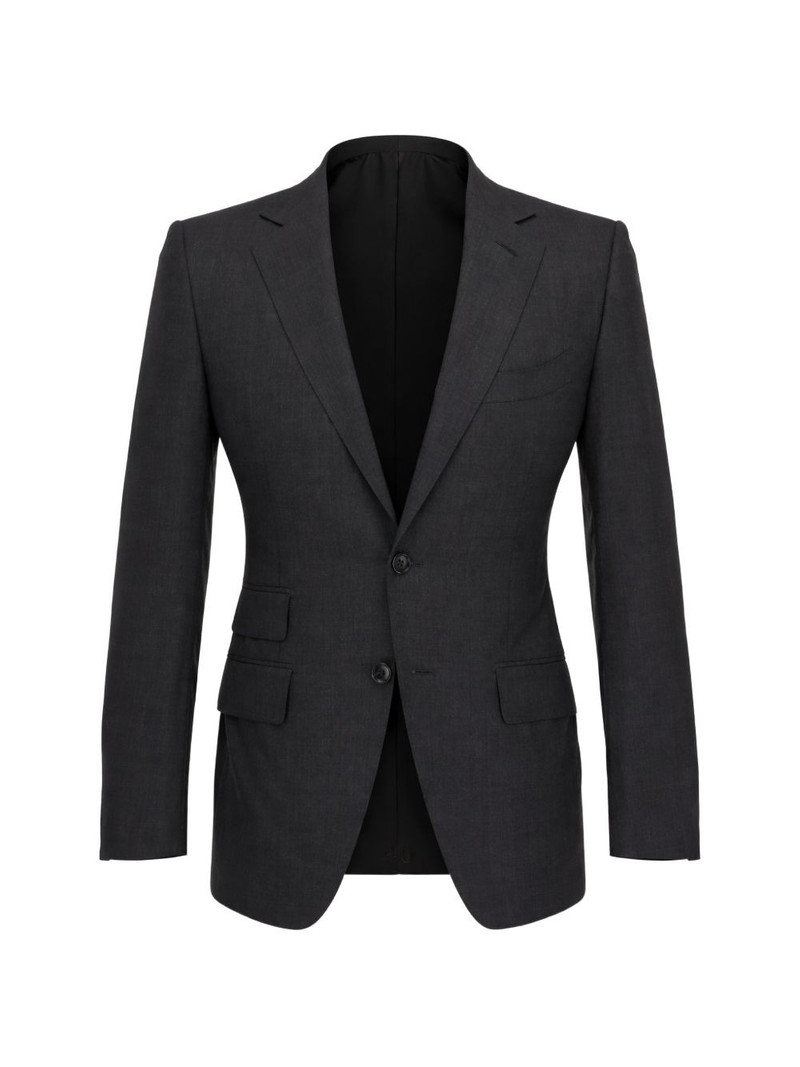 wool single-breasted blazer 1