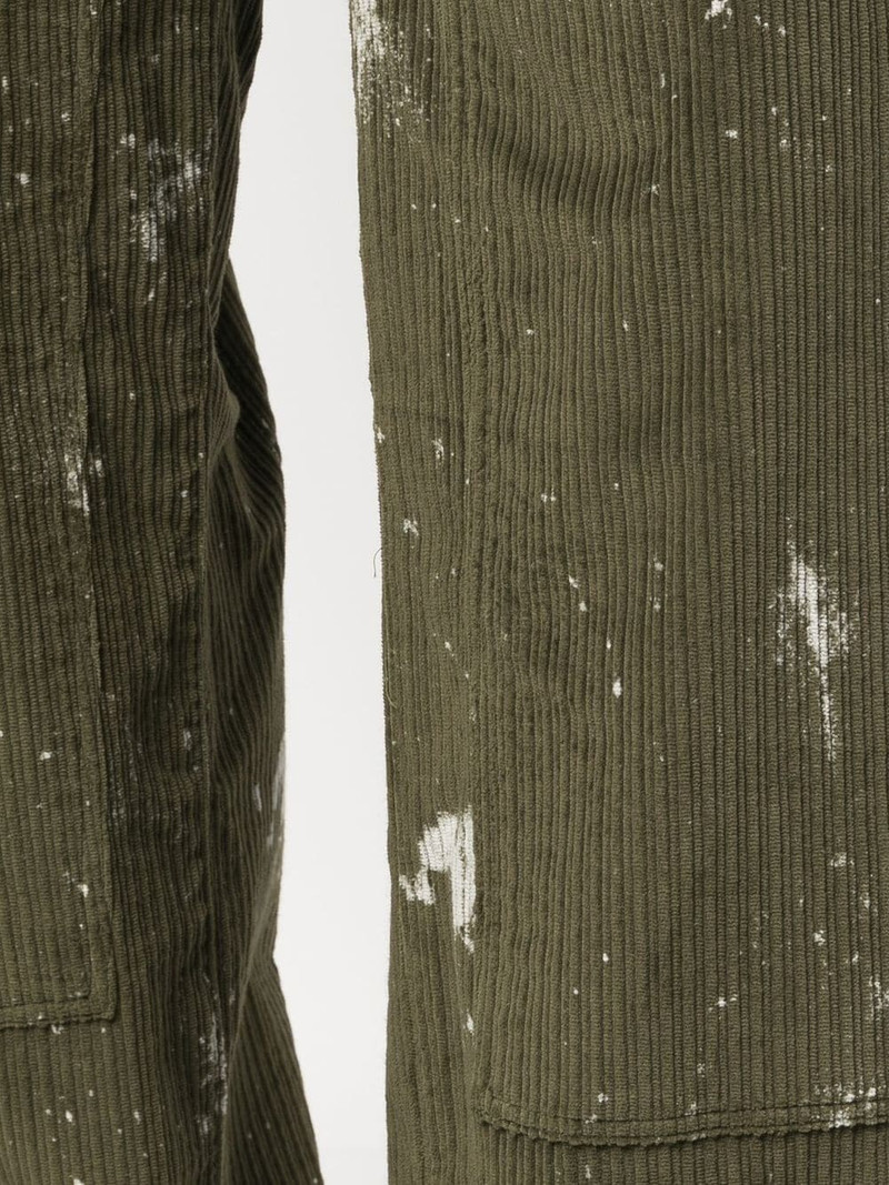 paint-splatter corduroy trousers 5