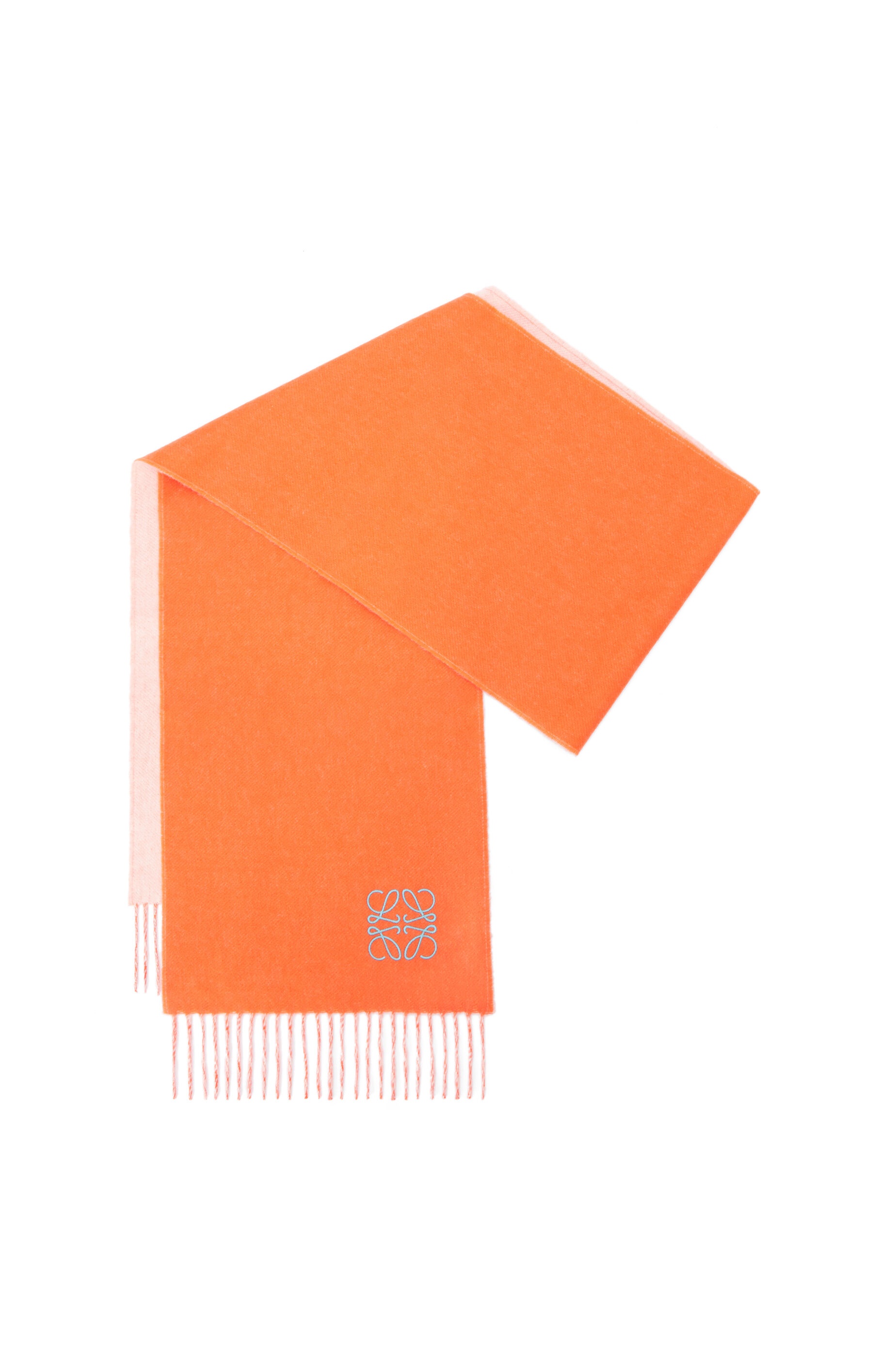 Bicolour scarf in wool and cashmere - 3