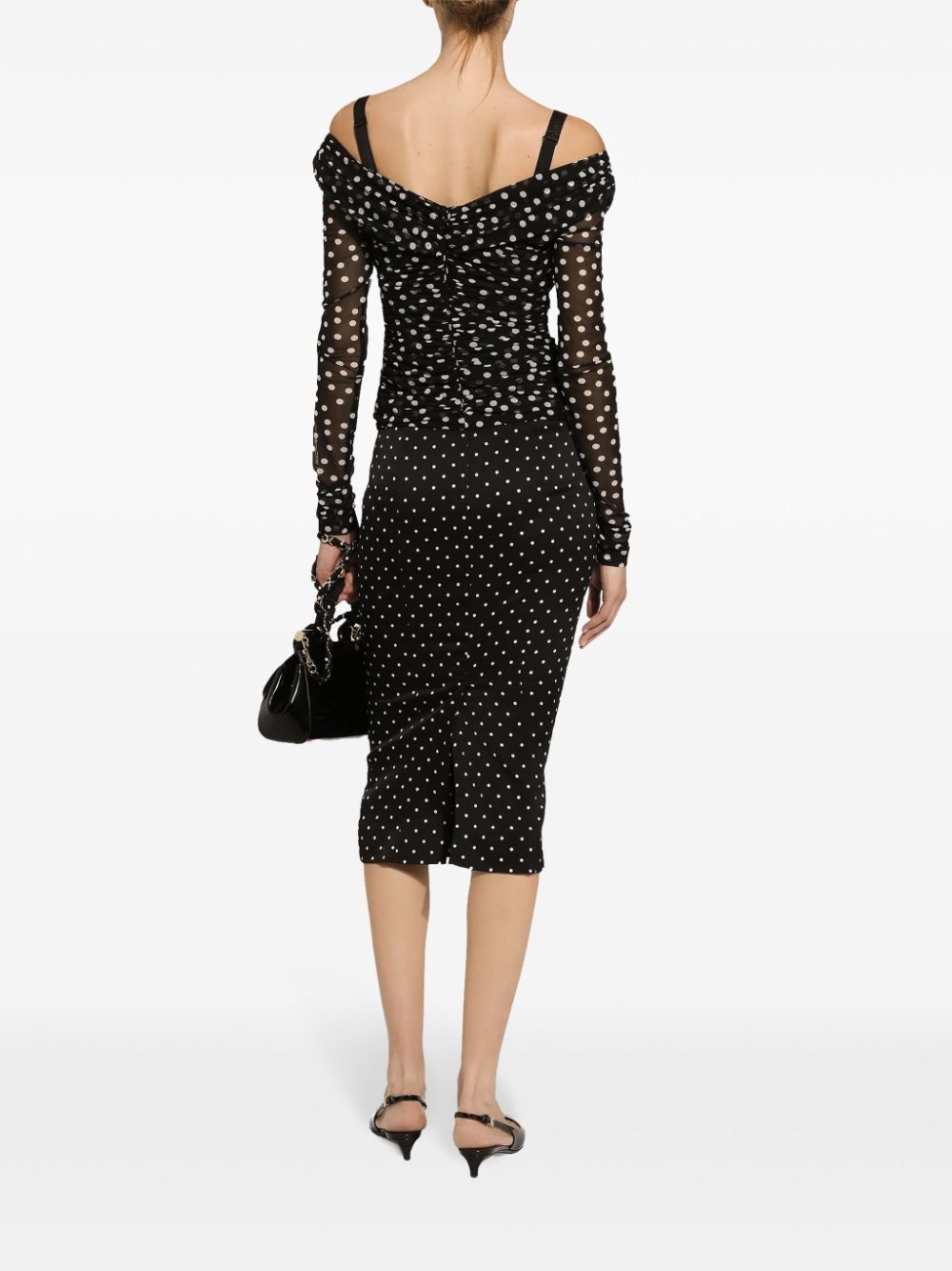 polka-dot tulle top - 4