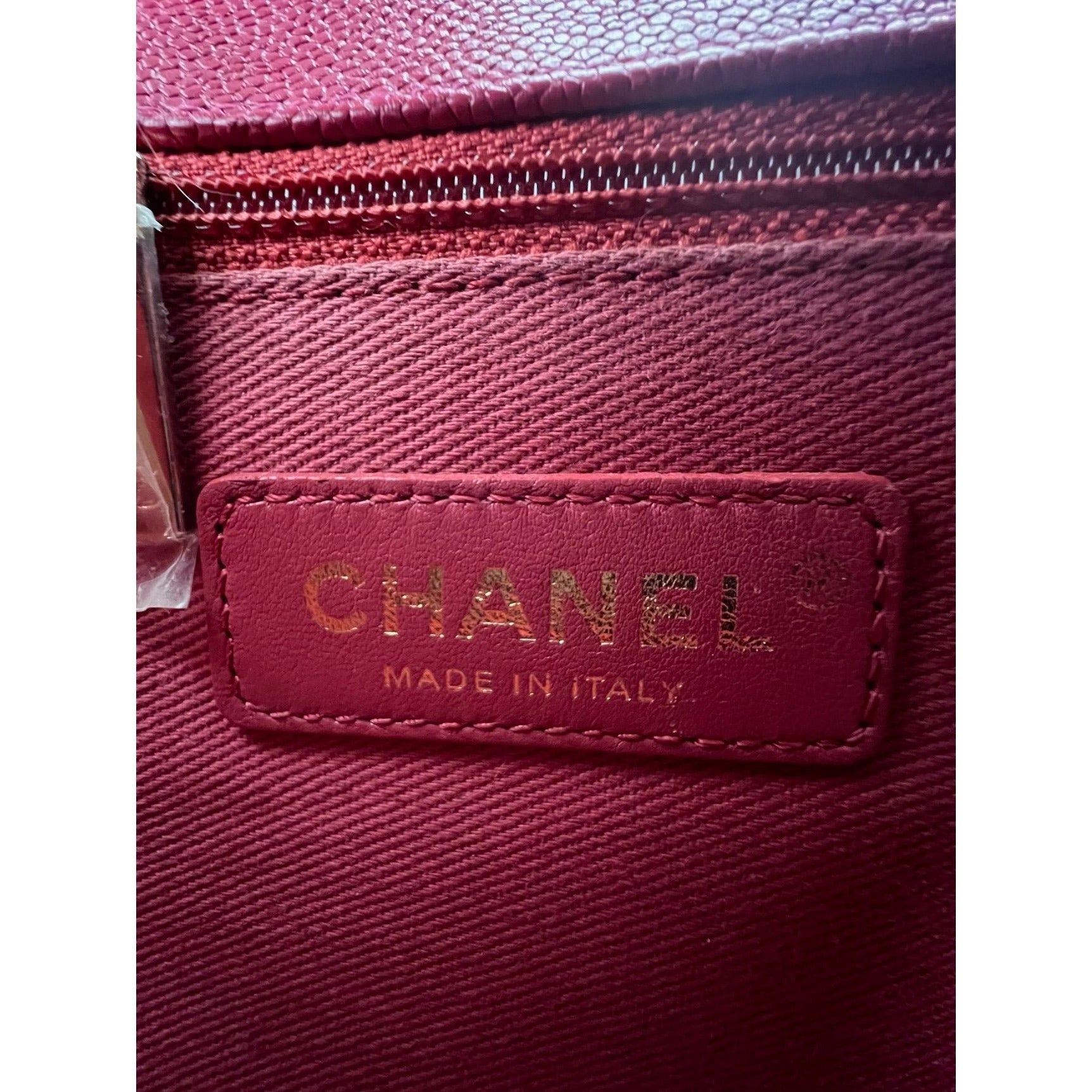 Chanel Paris-Cuba Medium Caviar Calfskin Thread Around Pink Flap Bag with top handle - 3