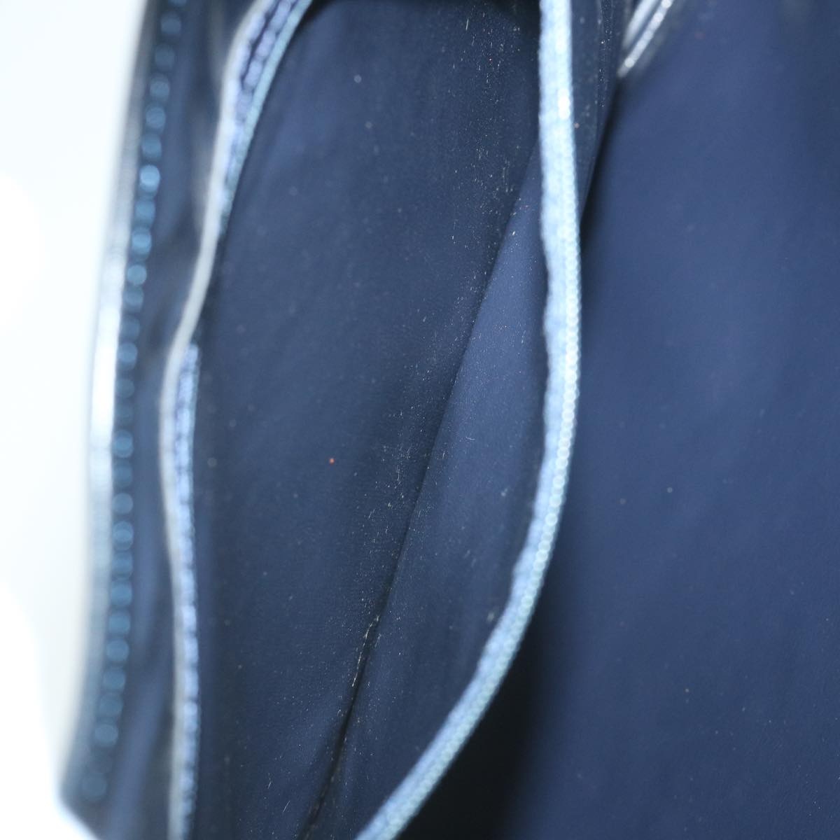 CELINE C Macadam Canvas Hand Bag Navy - 12