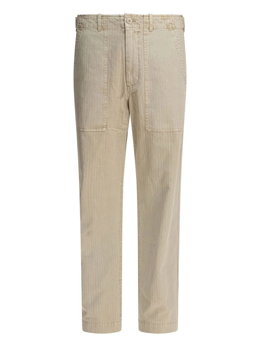 herringbone pocket trousers - 1