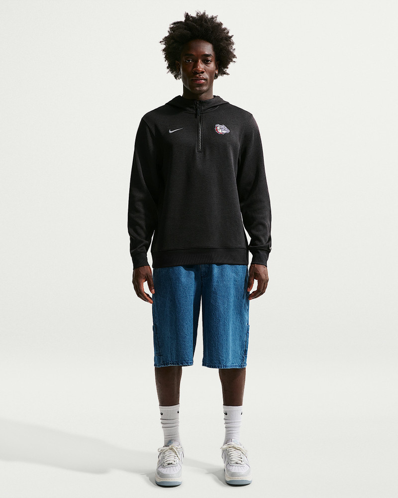 Gonzaga Bulldogs Nike NCAA Men's Basketball Coaches' Pullover Hoodie 4