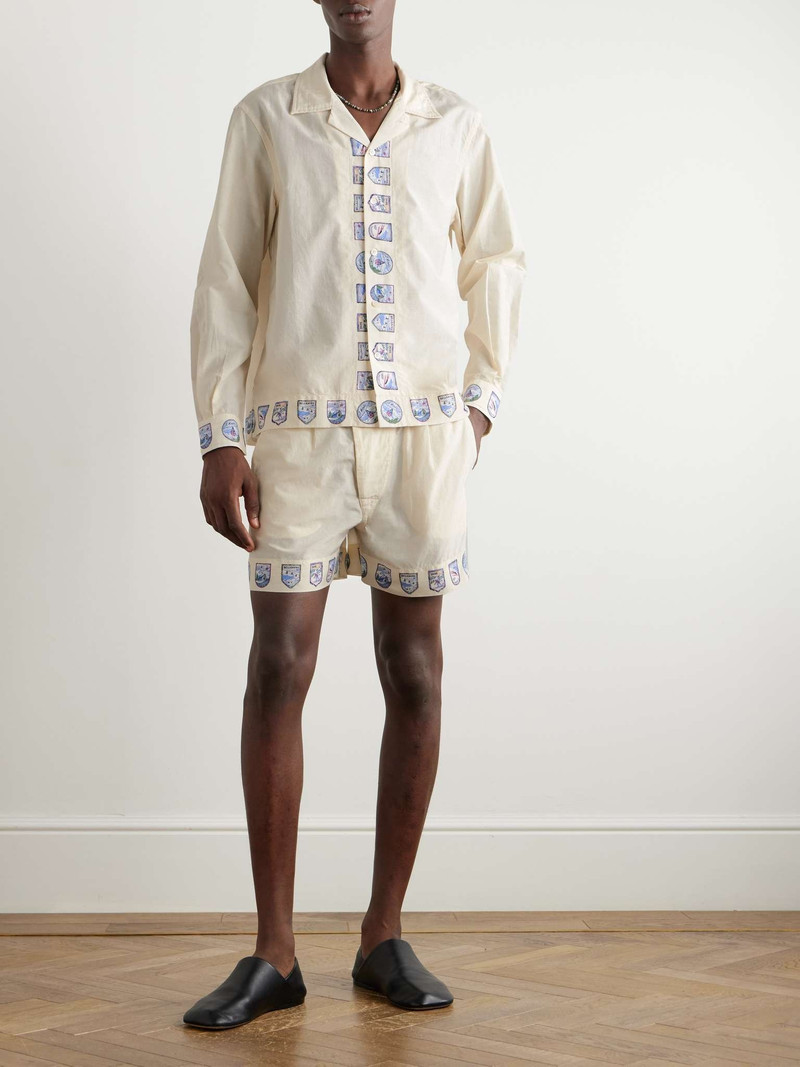 BODE Ski Season Camp-Collar Printed Cotton and Silk-Blend Shirt outlook