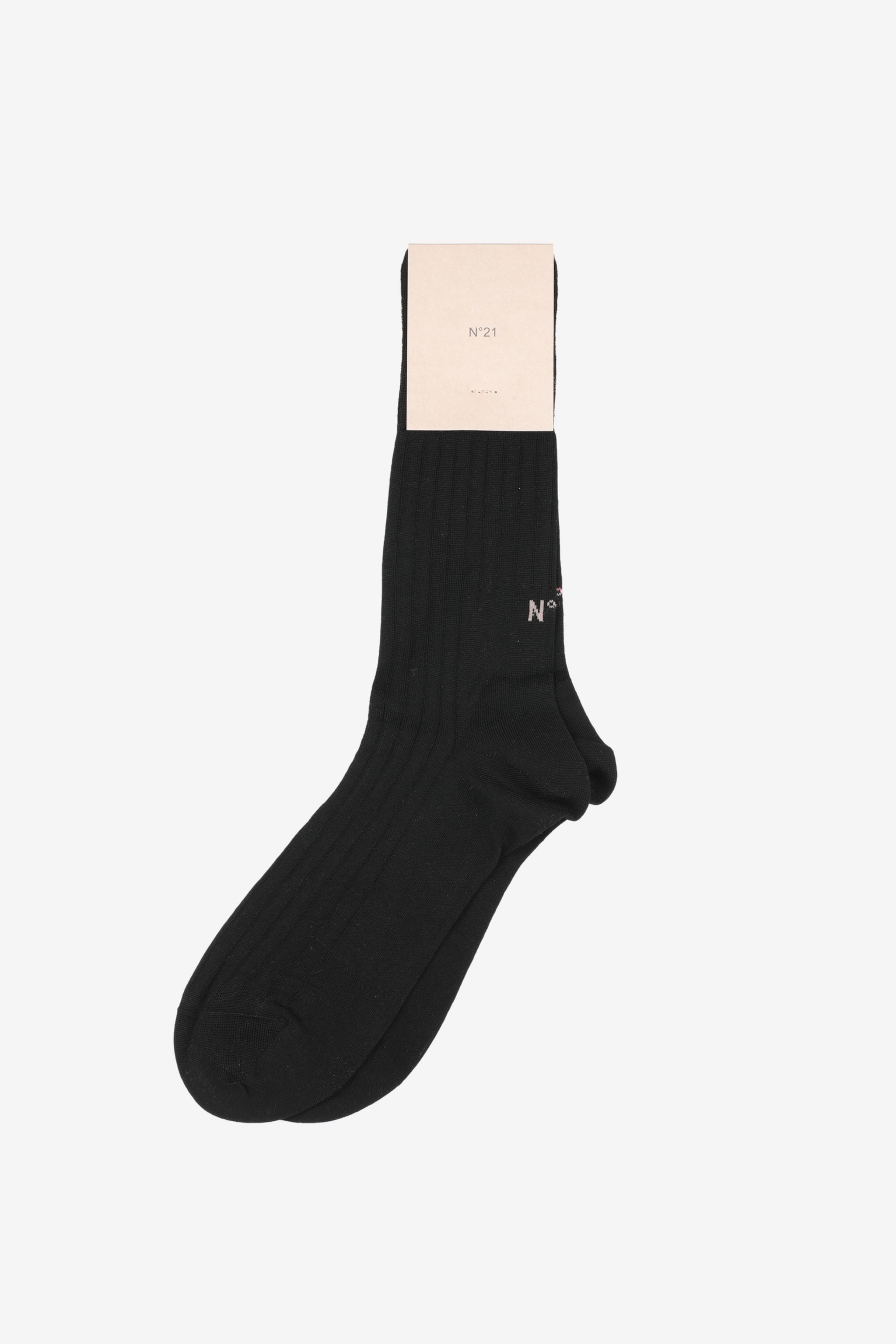 LOGO-INTARSIA SOCKS - 1