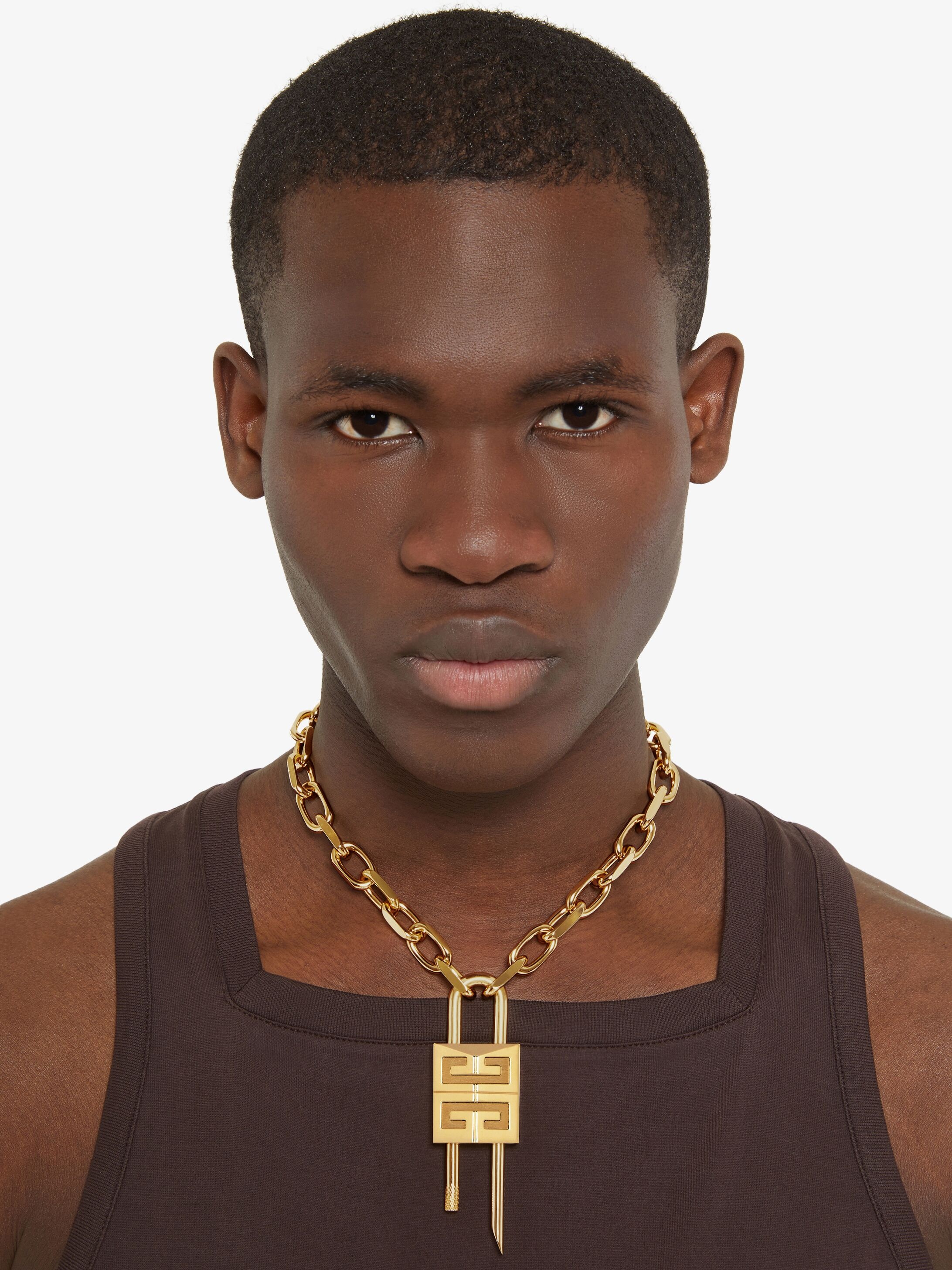 LOCK 4G NECKLACE IN METAL - 4