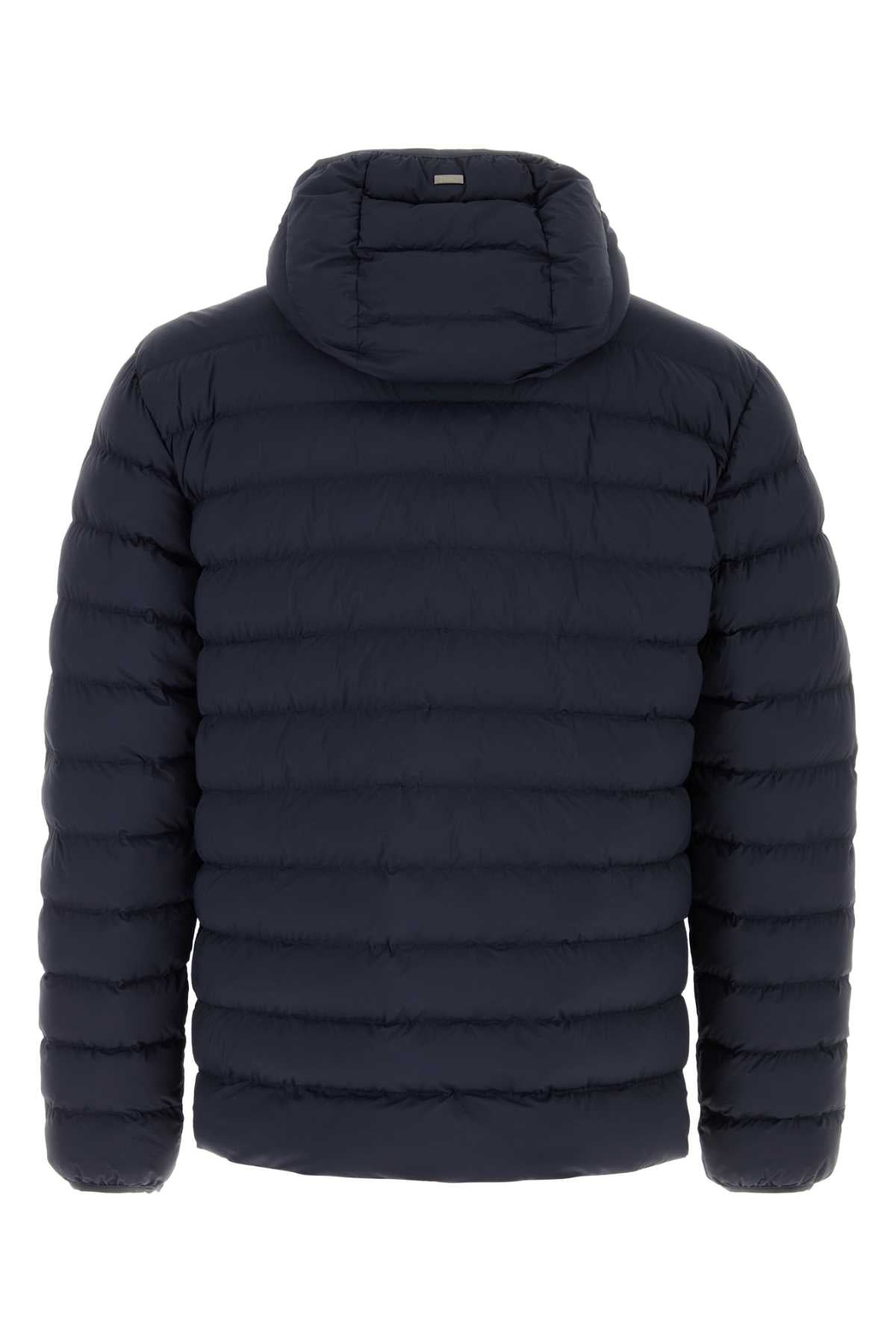 Herno Men Navy Blue Stretch Nylon Jacket - 2