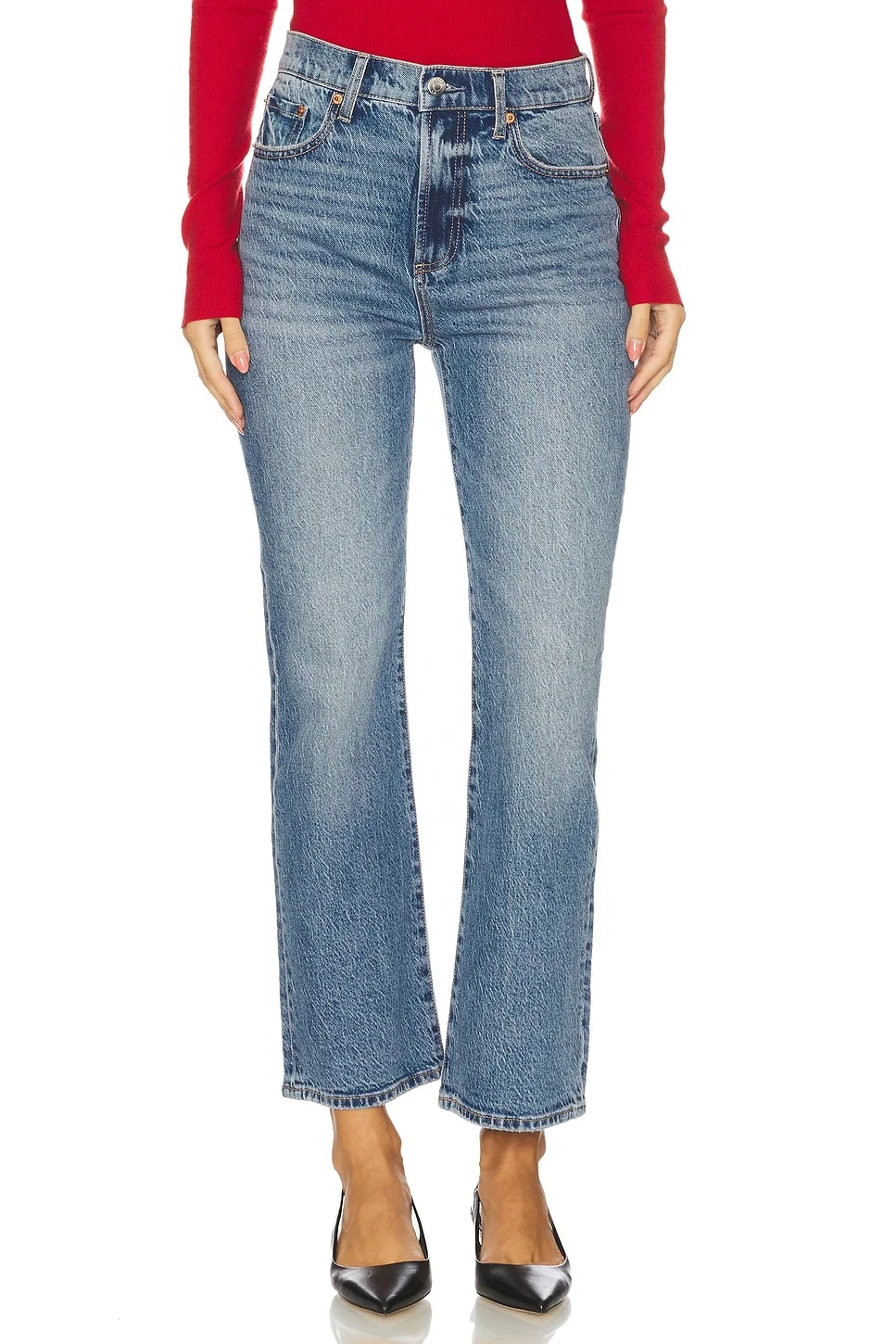 Ally High Rise Vintage Ankle Boot Jeans - 1