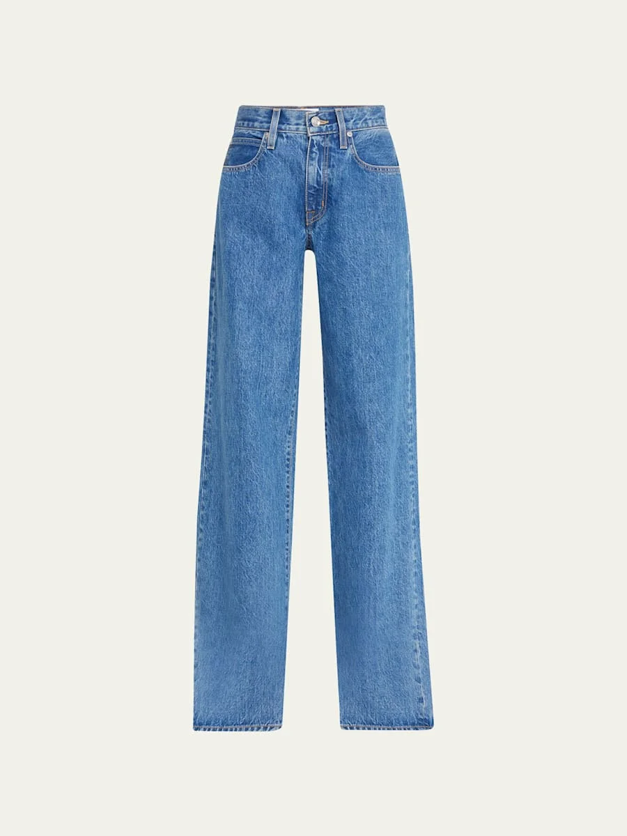 Mica Low-Rise Wide Relaxed Jeans - 1