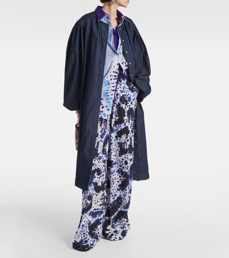 Dries Van Noten Denim coat outlook