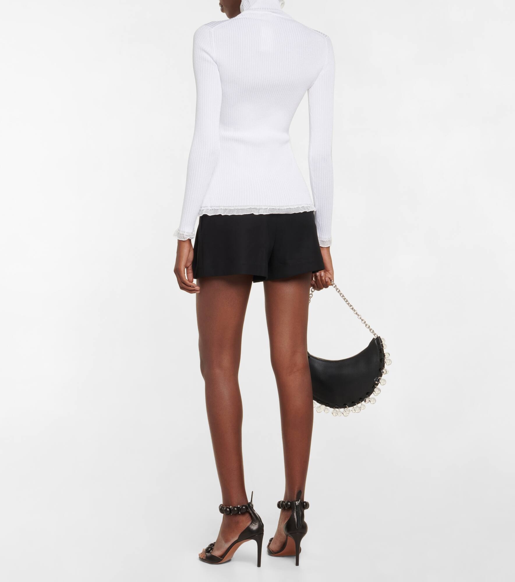 Frill-trimmed sweater - 3