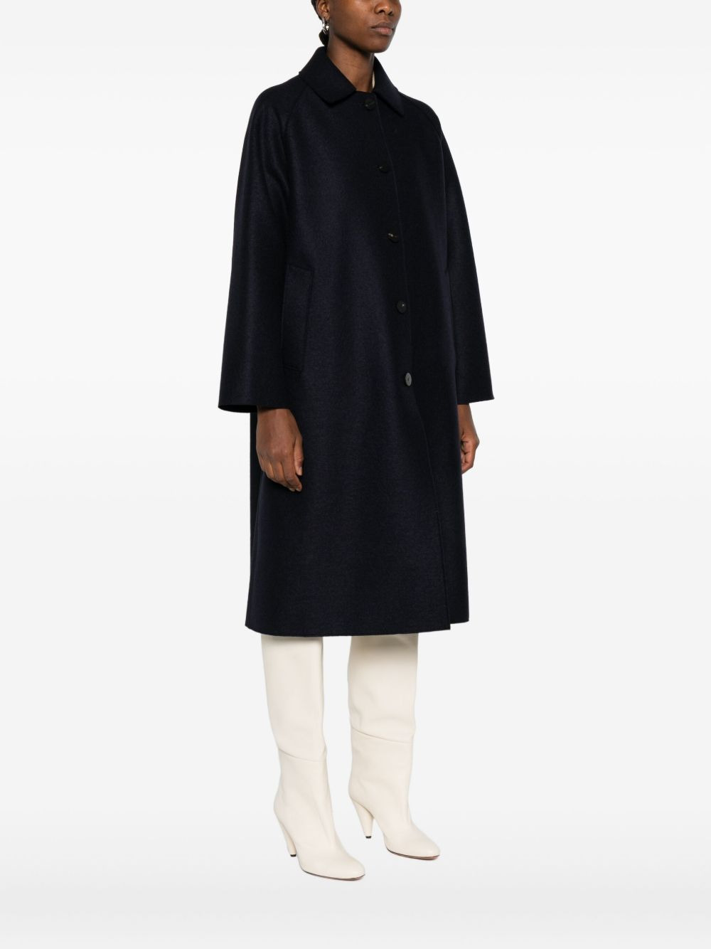 Harris Wharf London Women Wool Single-Breasted Coat - 3