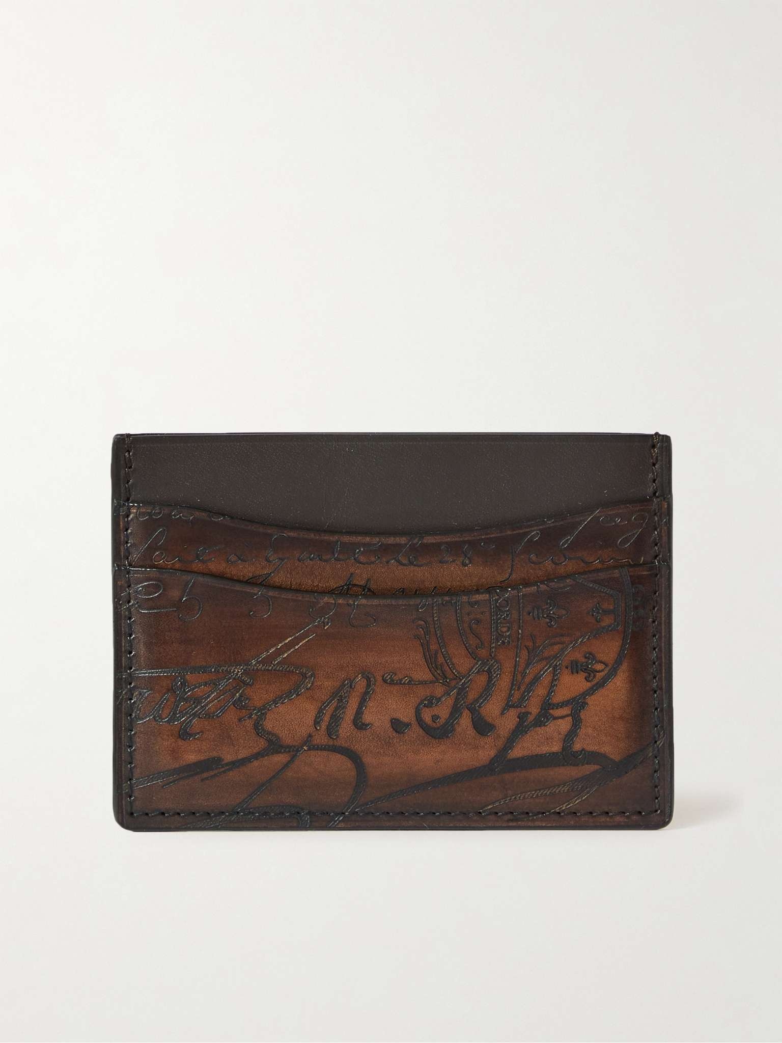 Scritto Leather Cardholder - 1