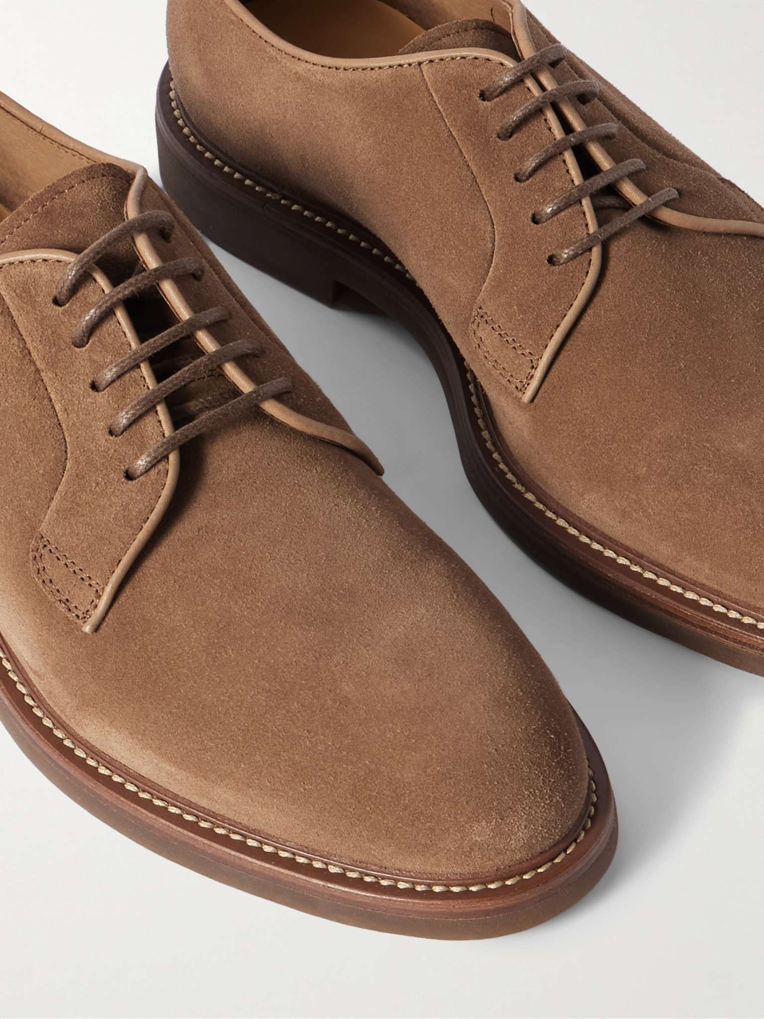 Suede Derby Shoes - 5
