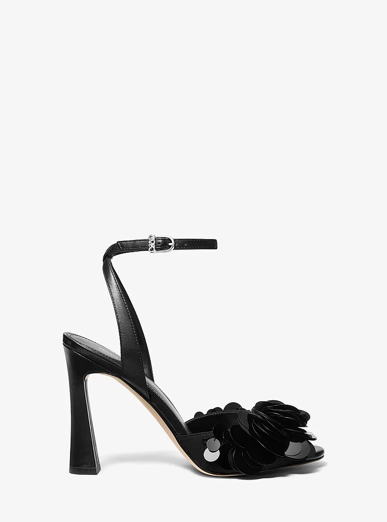 Loretta Sequin Embellished Sandal - 1