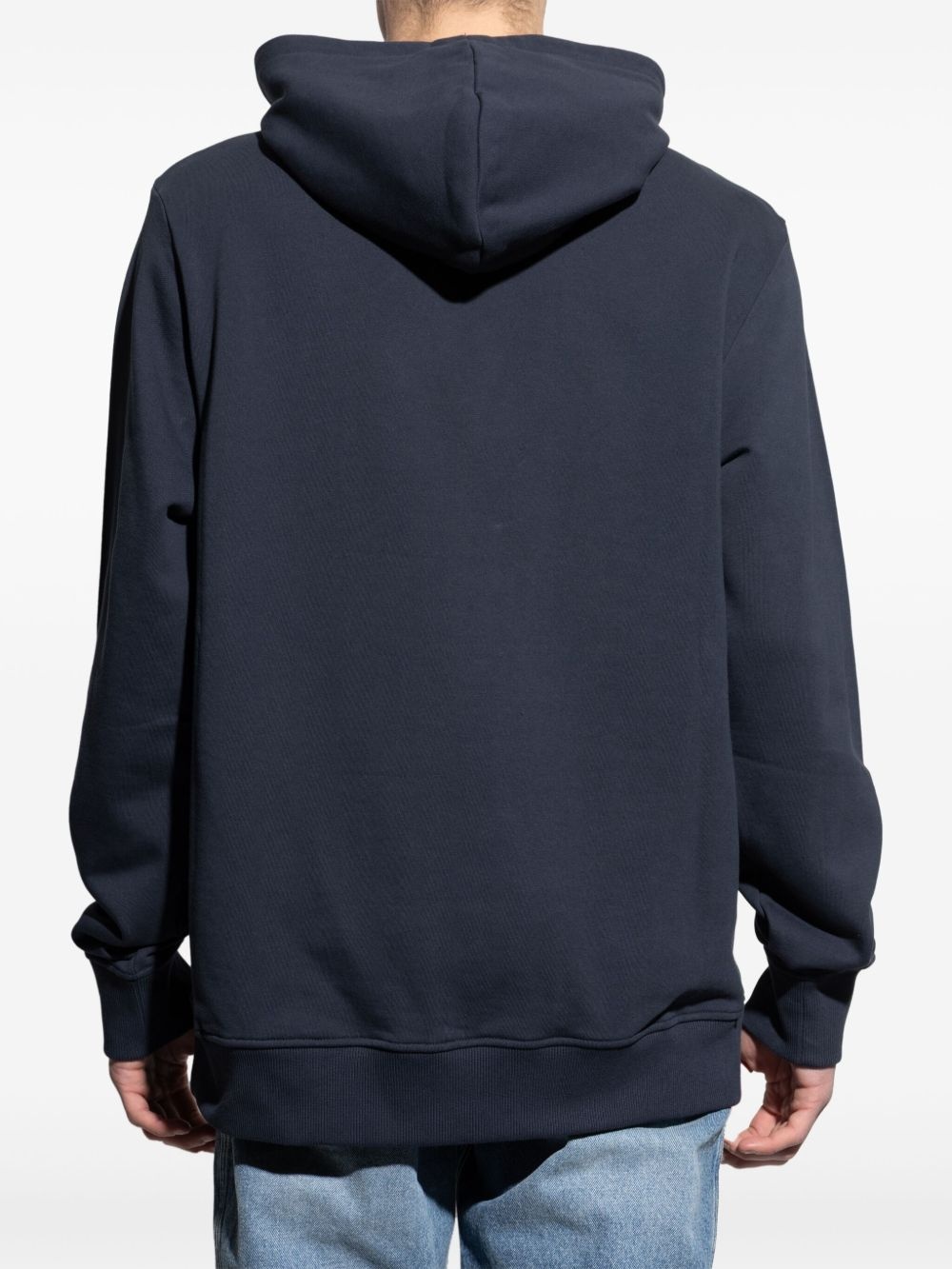 logo-graphic drawstring hoodie - 4