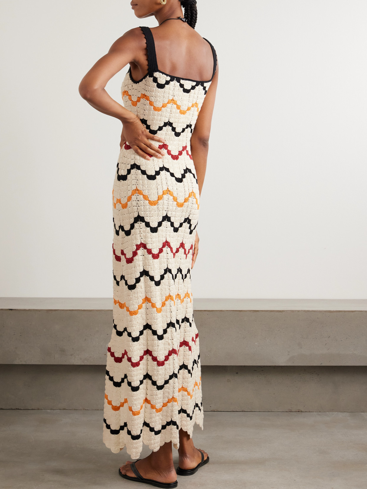 Marea Crocheted Cotton Maxi Dress - 3